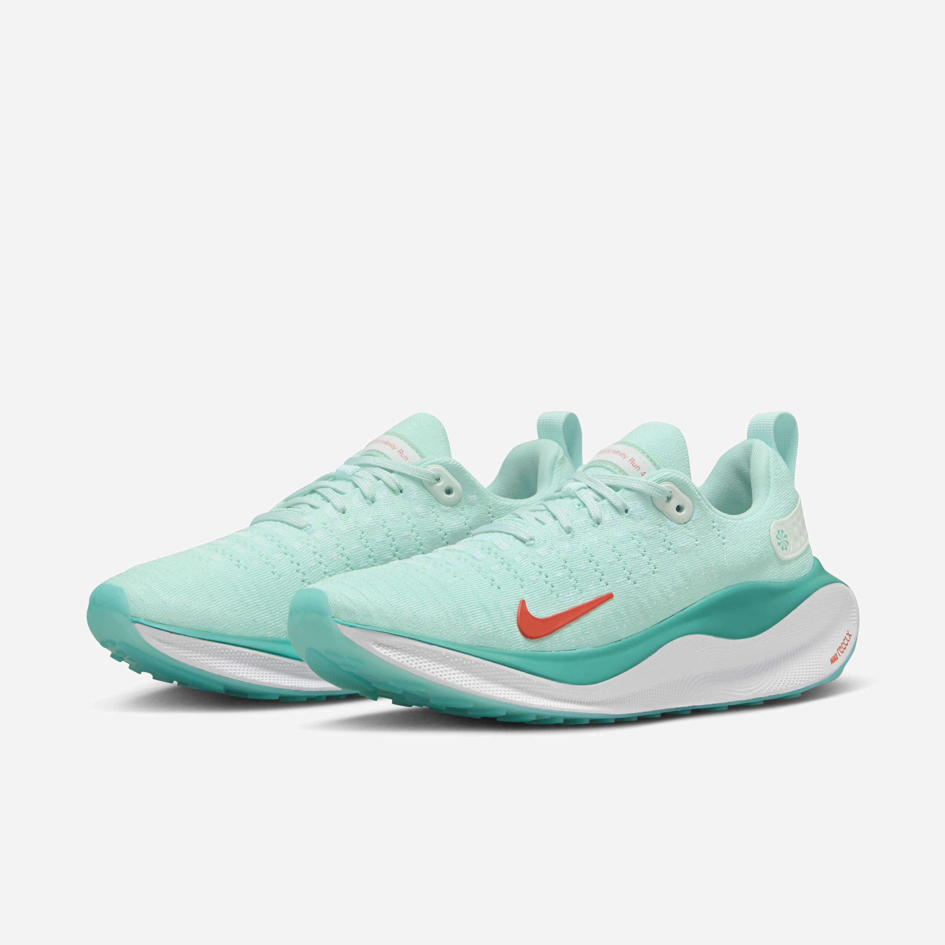 Buy Nike InfinityRN 4 Women s Road Running Shoes Jade Ice White Clear Jade Picante Red Nike Saudi Official