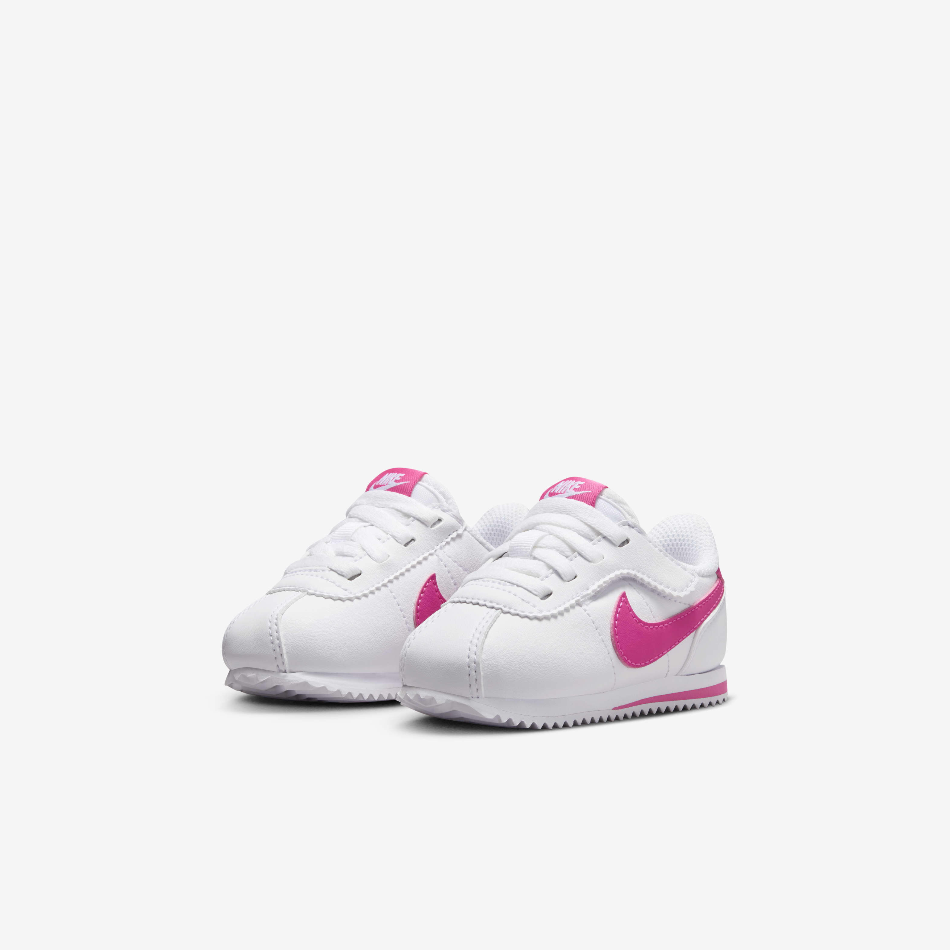 Buy Nike Cortez EasyOn Baby Toddler Shoes White Laser Fuchsia Nike Saudi Official