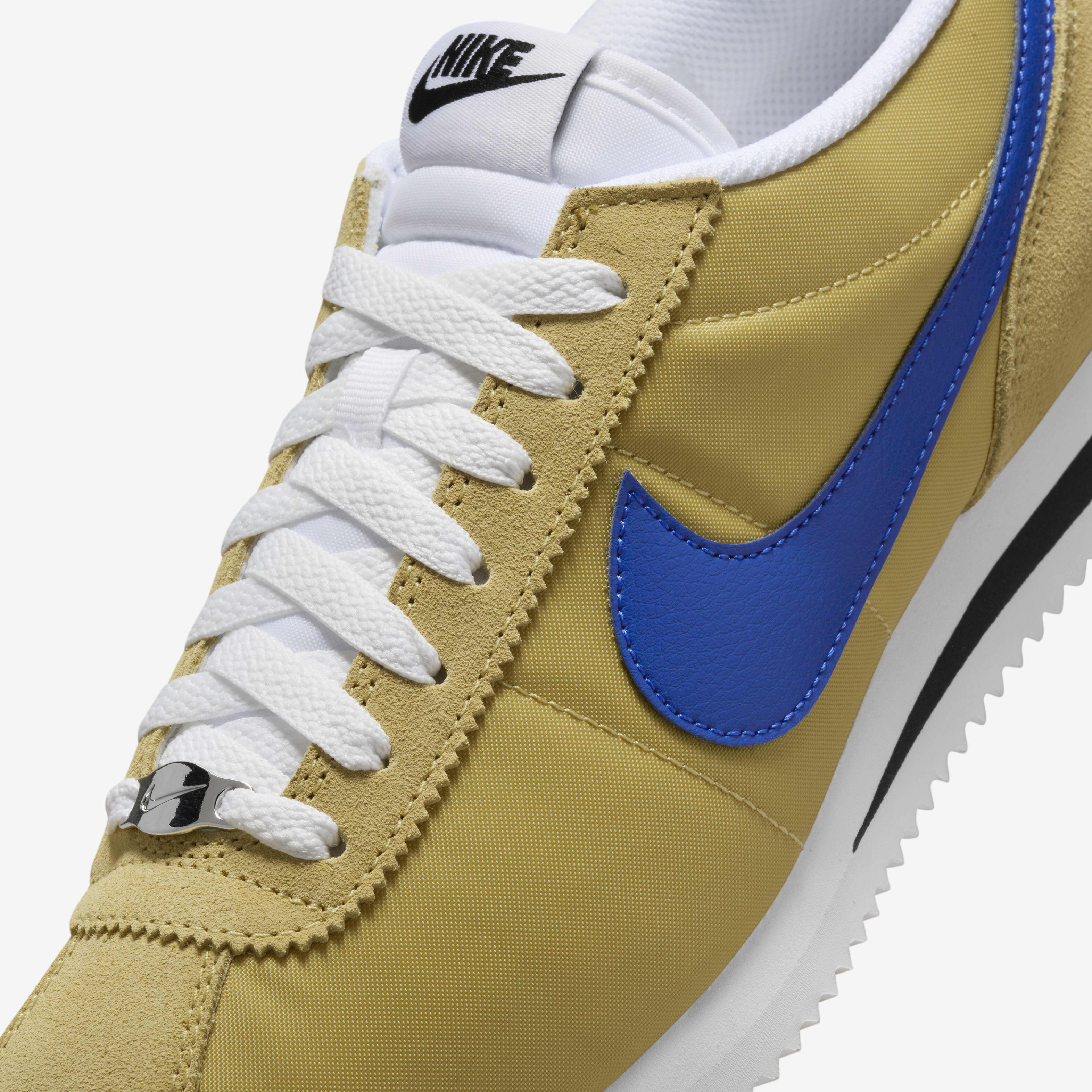 Buy Nike Cortez Textile Shoes Infinite Gold White Black Game Royal Nike Saudi Official