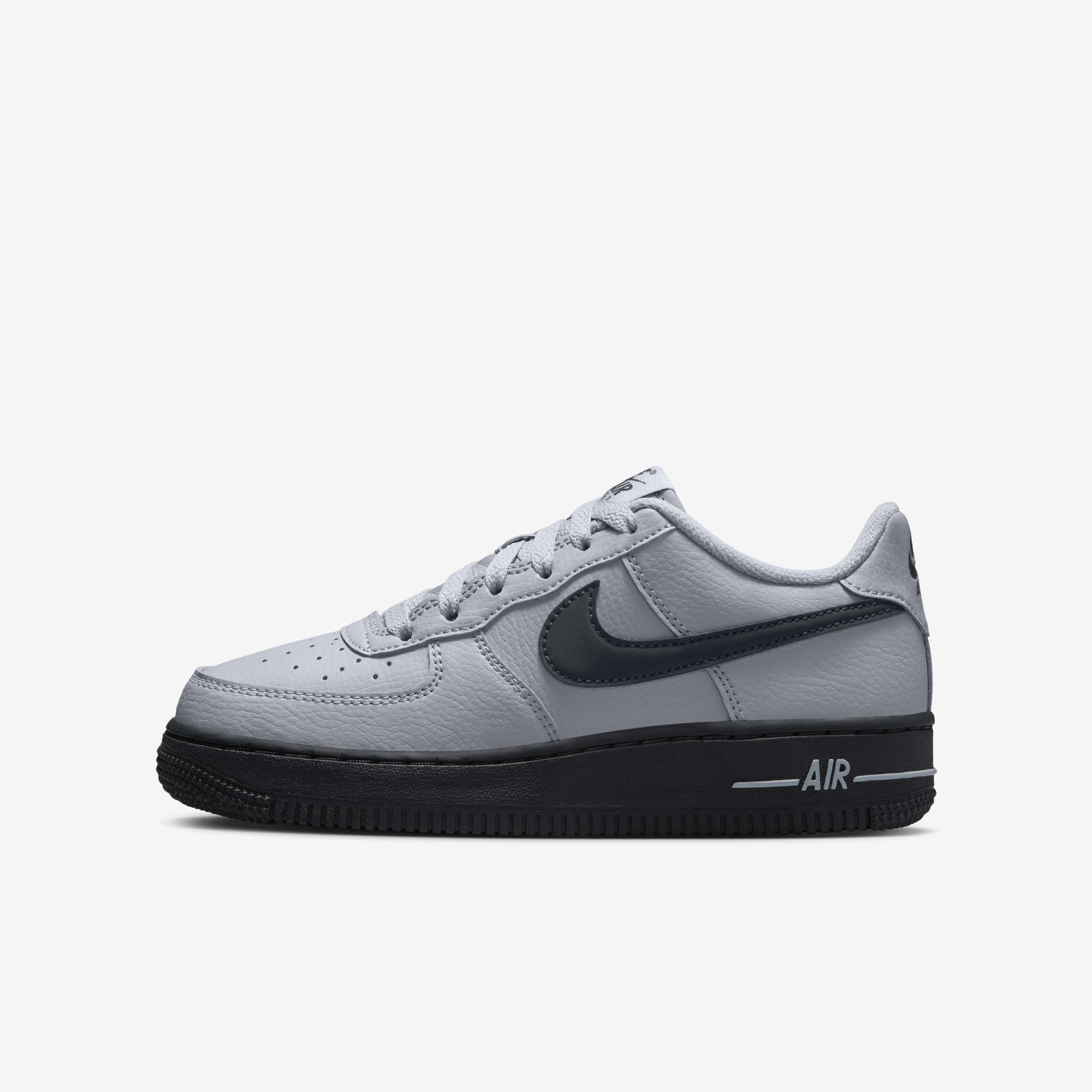 Nike air force 1 older kids' shoe black top