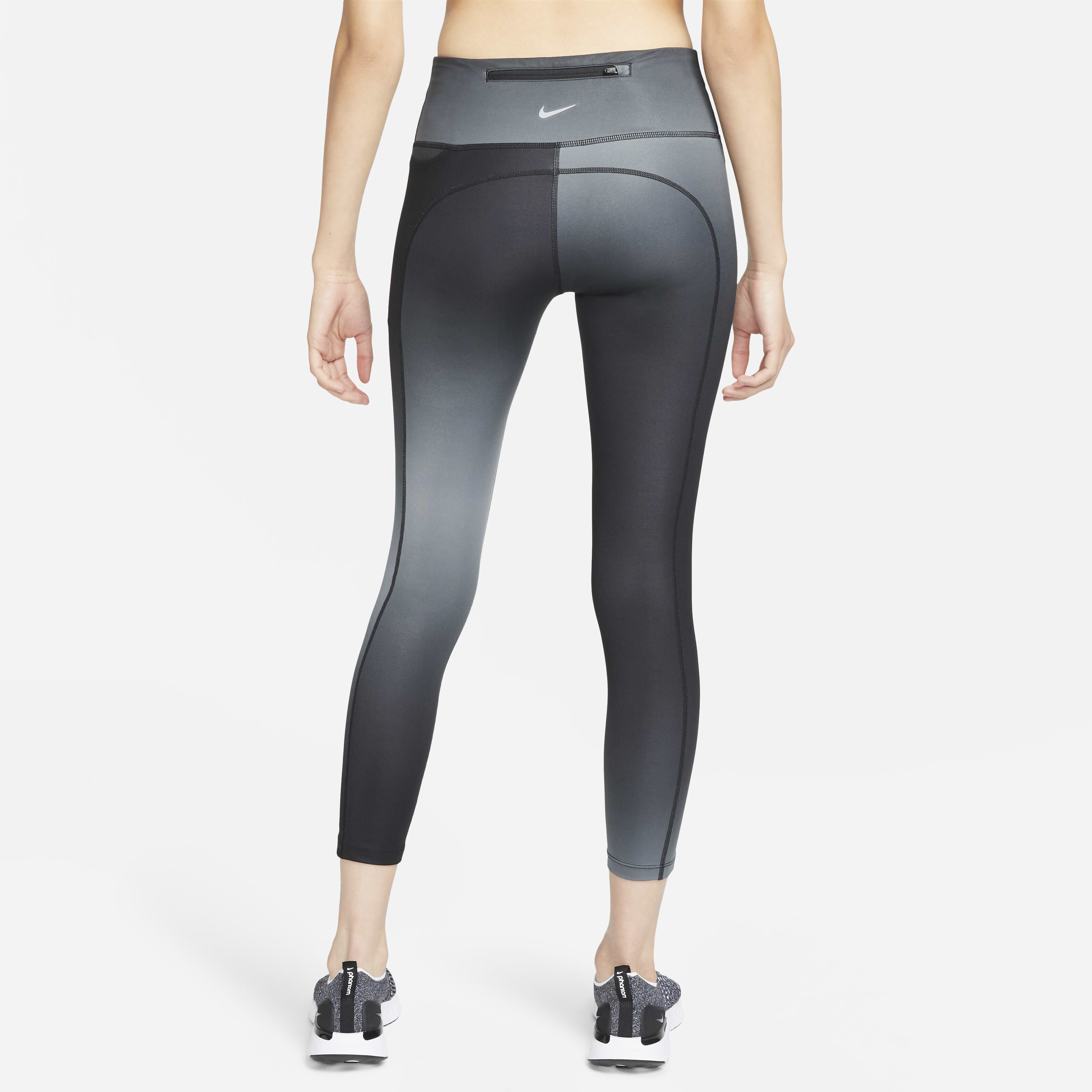 Nike shiny black leggings online
