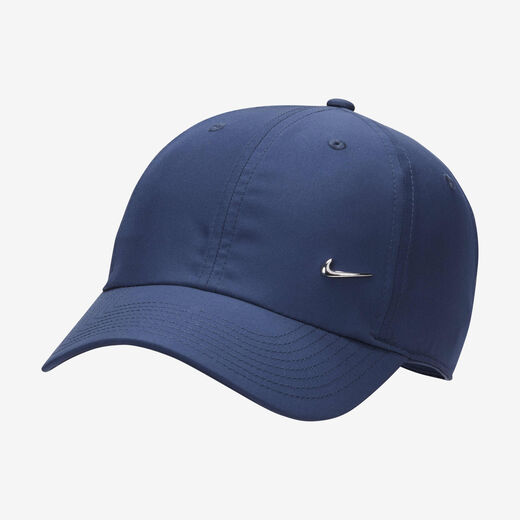 Hats, Visors & Headbands-Nike, Nike Dri-FIT Club, Unstructured Metal Swoosh Cap