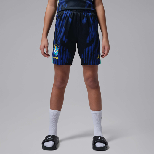 National Football Kits 2026-JRDN, Brazil 2026 Stadium Away, Older Kids' Jordan Dri-FIT Football Replica Shorts