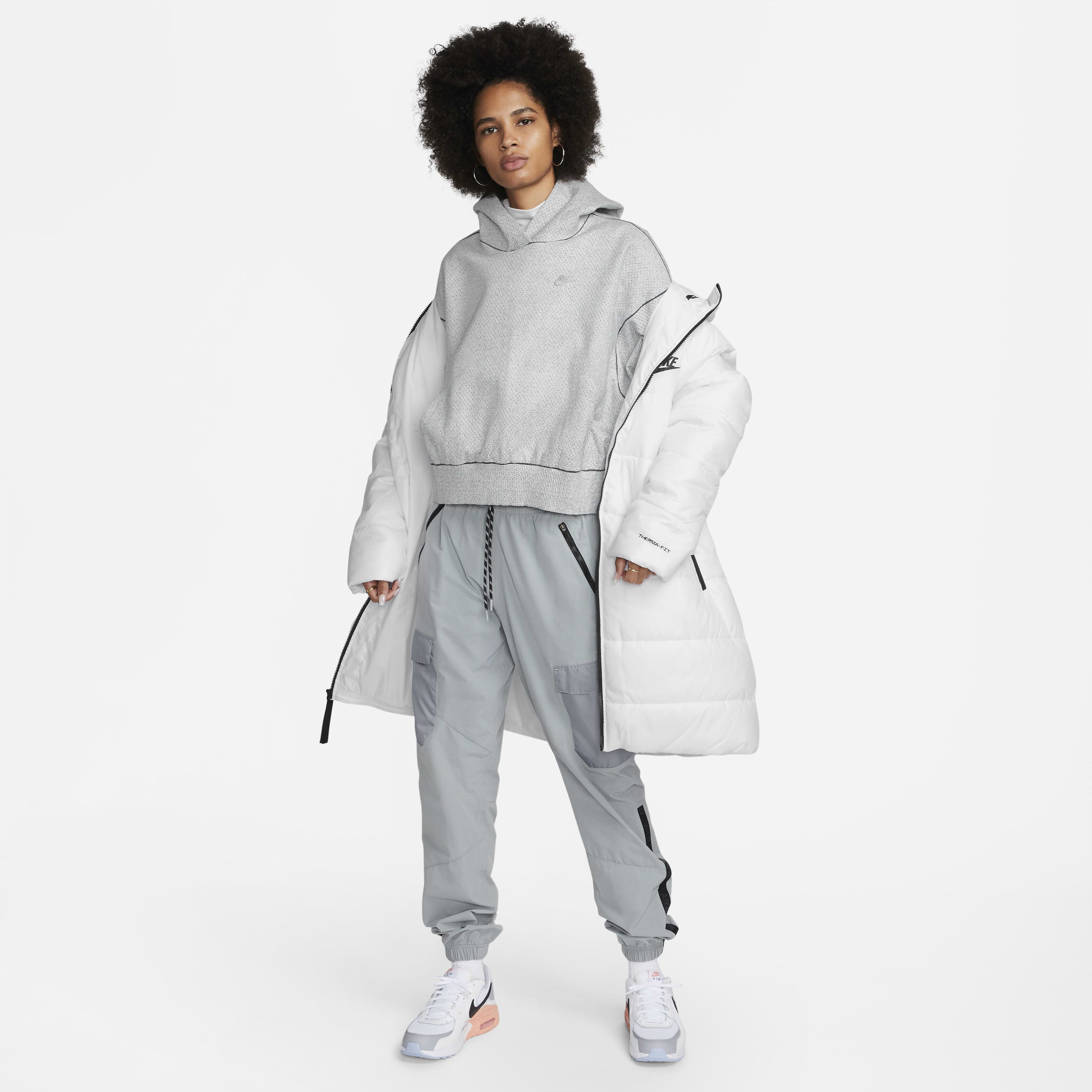 Buy Nike Forward Hoodie Women s Hoodie Light Smoke Grey Heather Anthracite Light Smoke Grey Nike Saudi Official