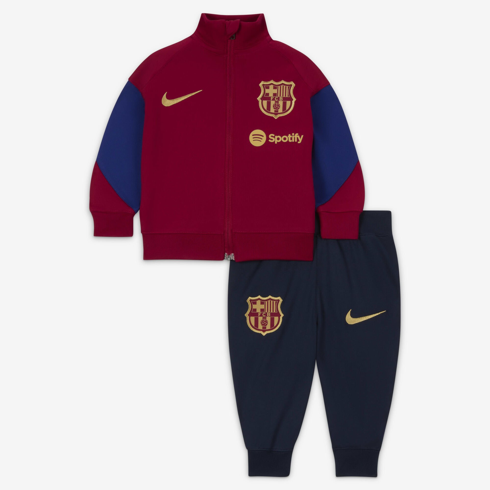Buy Barcelona Strike Baby Nike Football Tracksuit Noble Red
