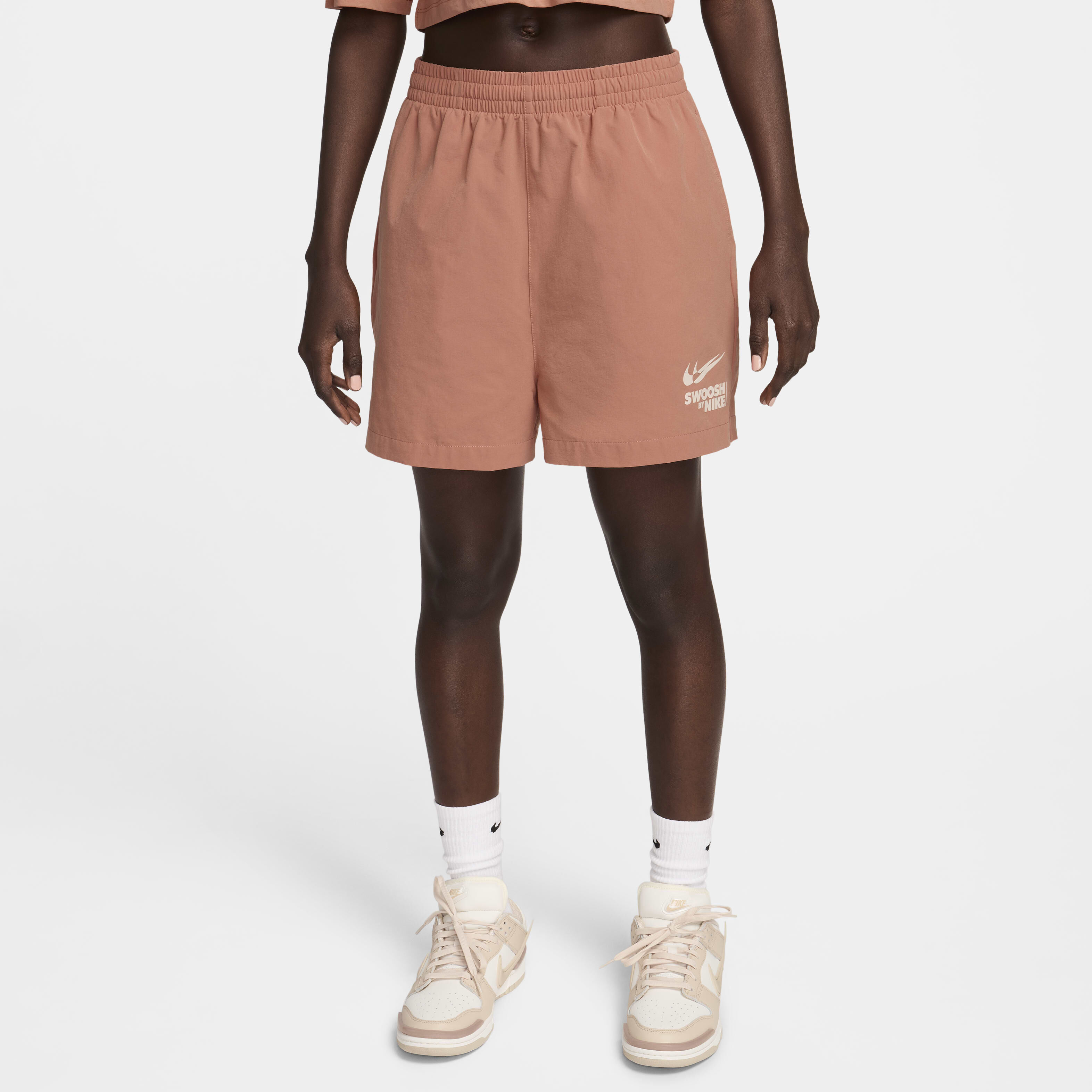 Peach nike shorts new arrivals