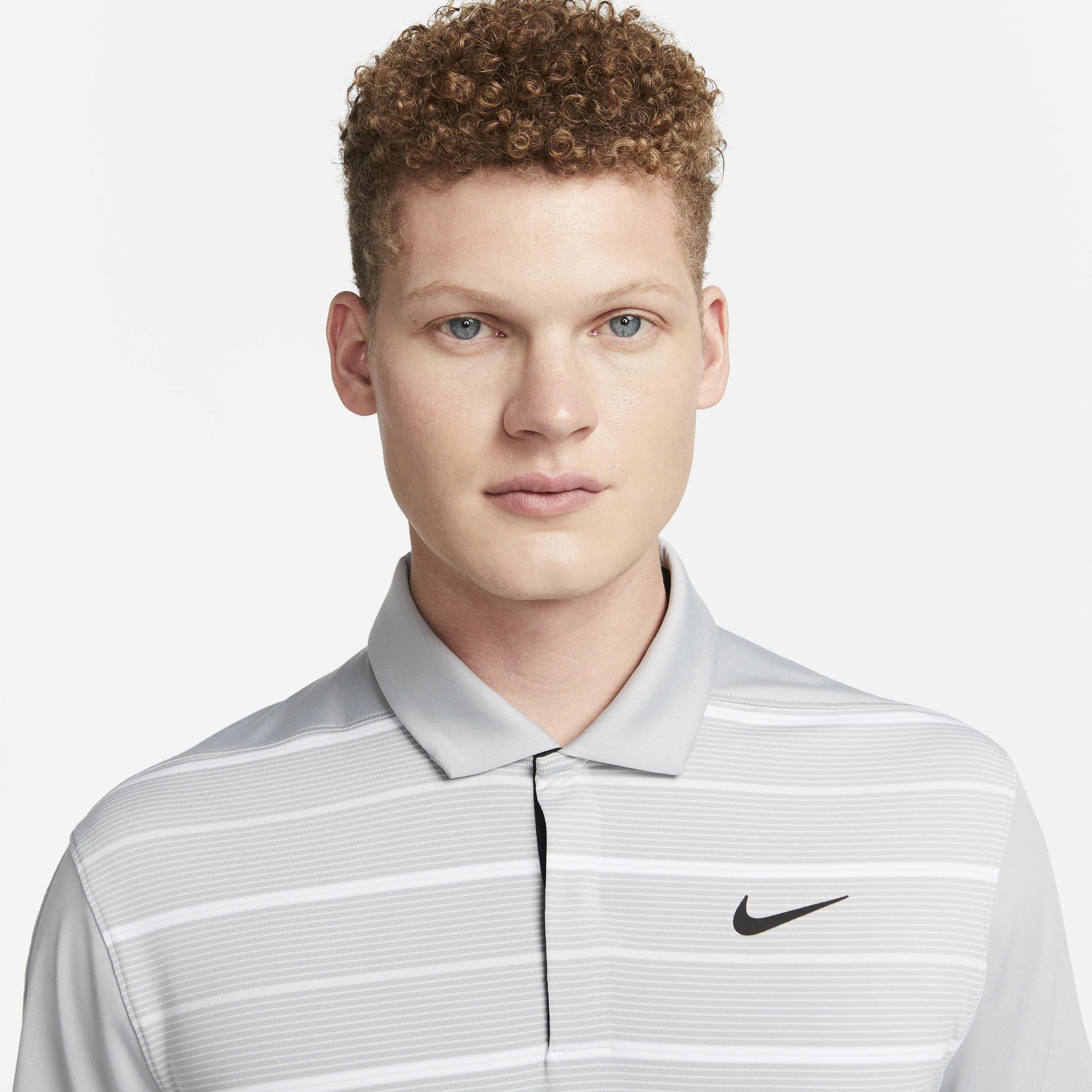 Buy Nike Dri FIT Tiger Woods Men s Striped Golf Polo Nike Saudi Official