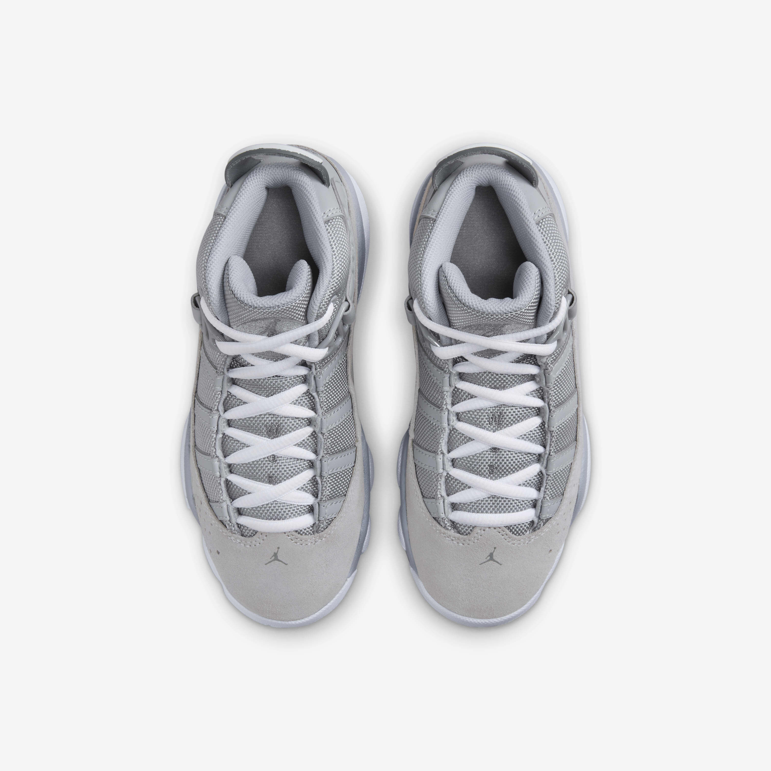 Buy Jordan 6 Rings Younger Kids Shoes Wolf Grey White Cool Grey Nike Saudi Official