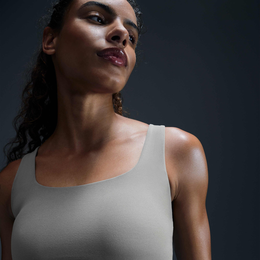 Women Matching Sets-نايكي, نايكي زينفي, صدرية لونجلاين الرياضية مبطنة بدعم متوسط للنساء