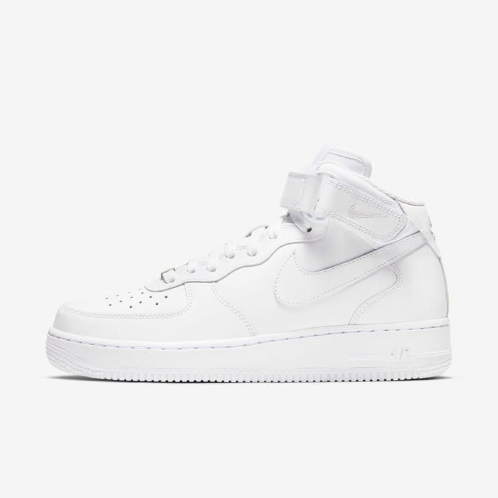 Buy Nike Air Force '07 Mid Women's Shoe White/White/White