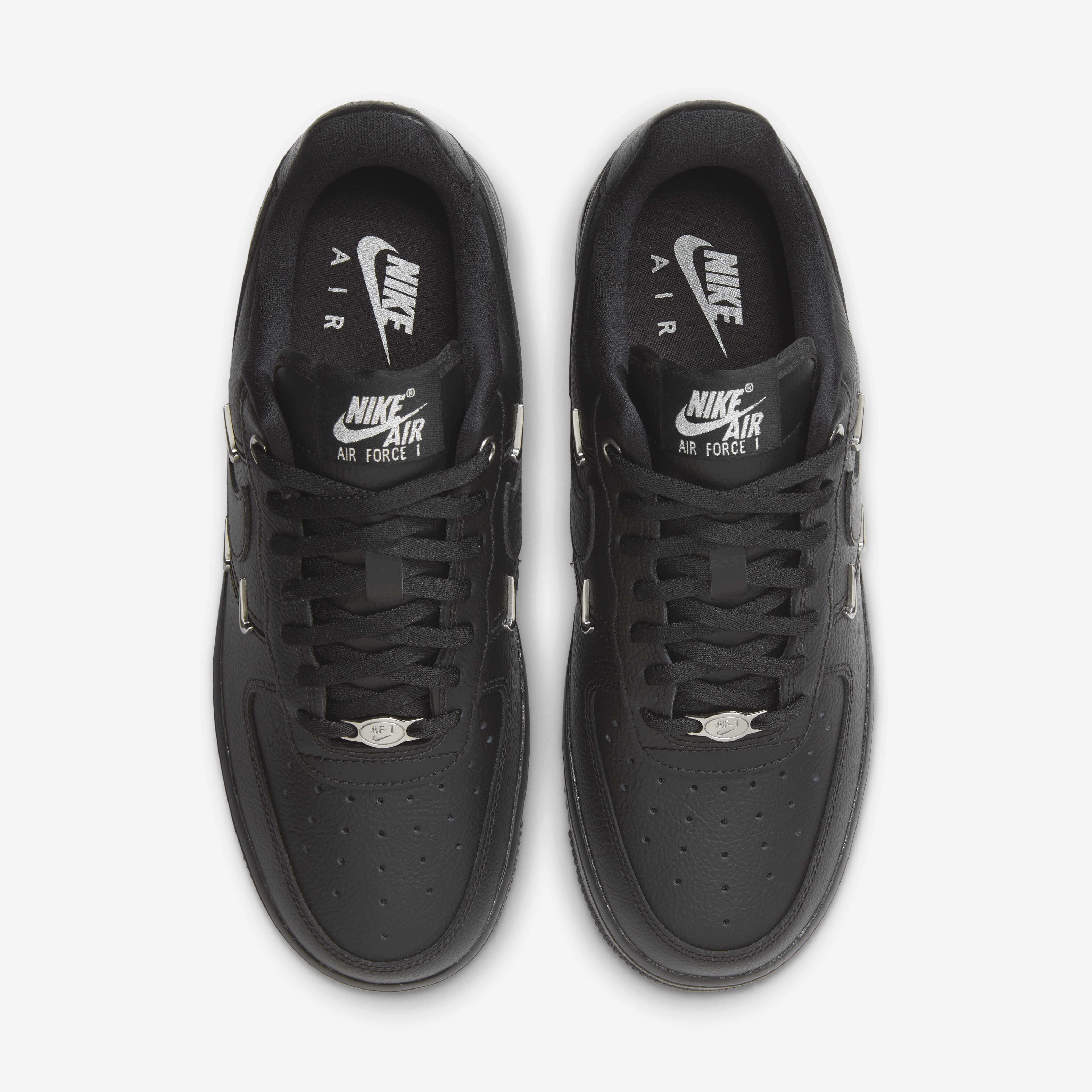 Nike air force 1 7 black womens top