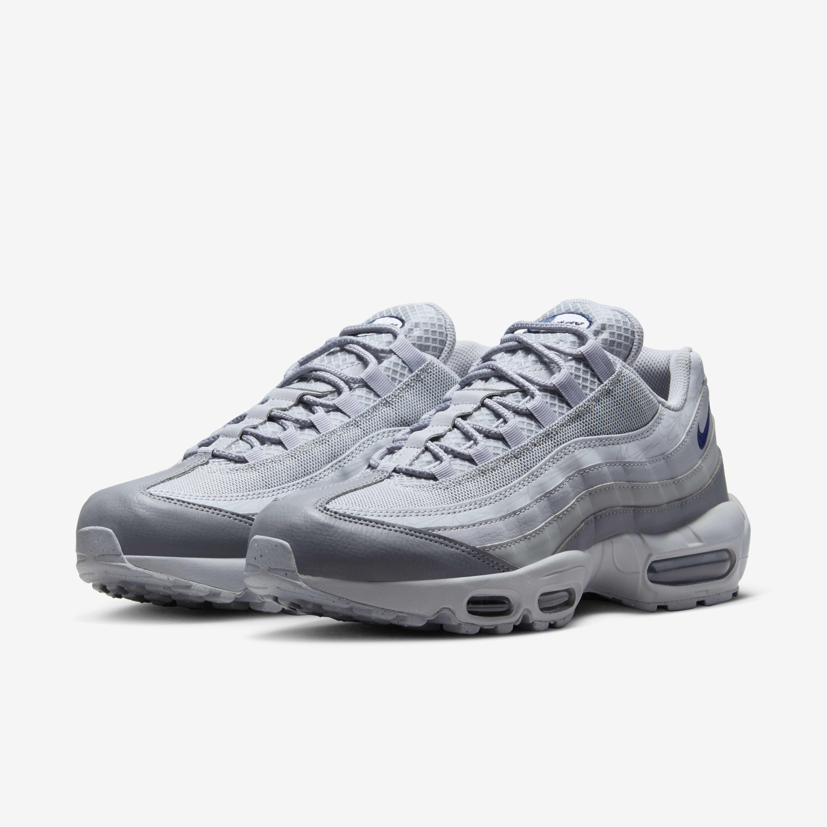Nike air max 95 grey suede online