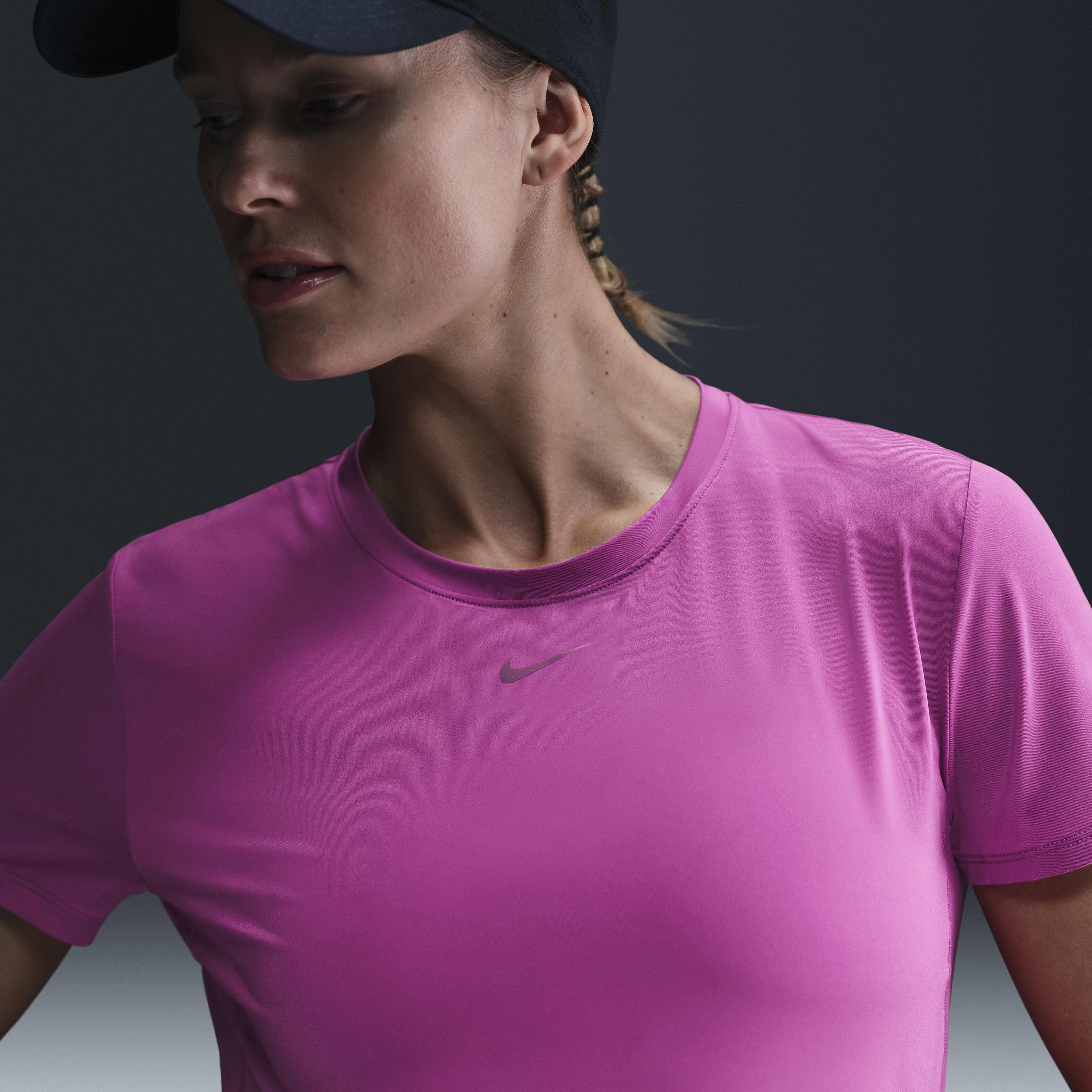 Buy Nike One Classic Women s Dri FIT Short Sleeve Top Nike Saudi Official