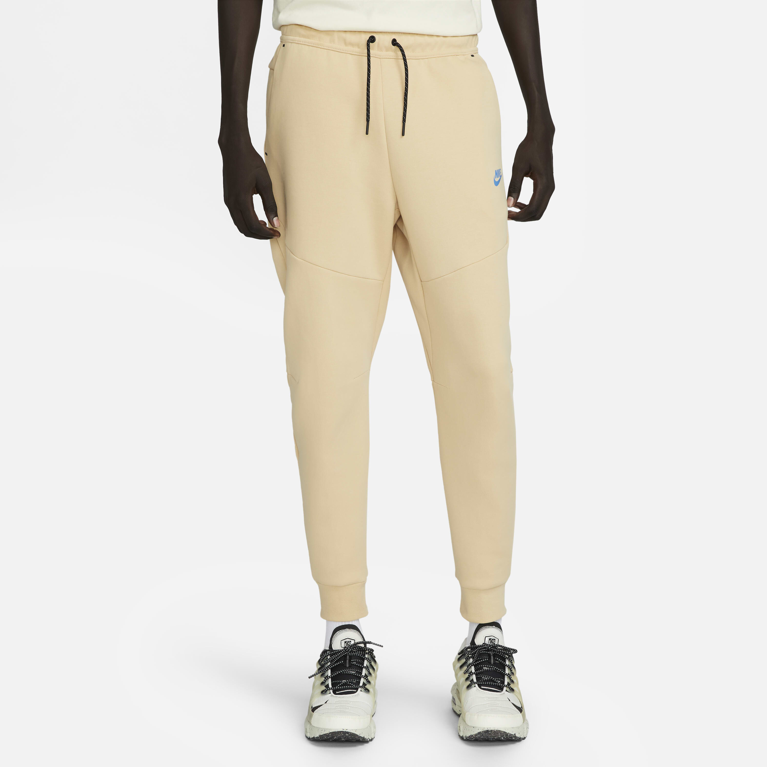 Beige nike joggers hot sale