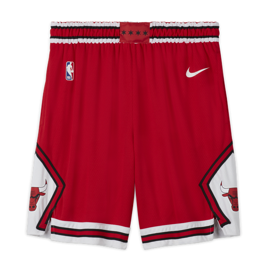 Shop Chicago Bulls Icon Edition Men s Nike NBA Swingman Shorts