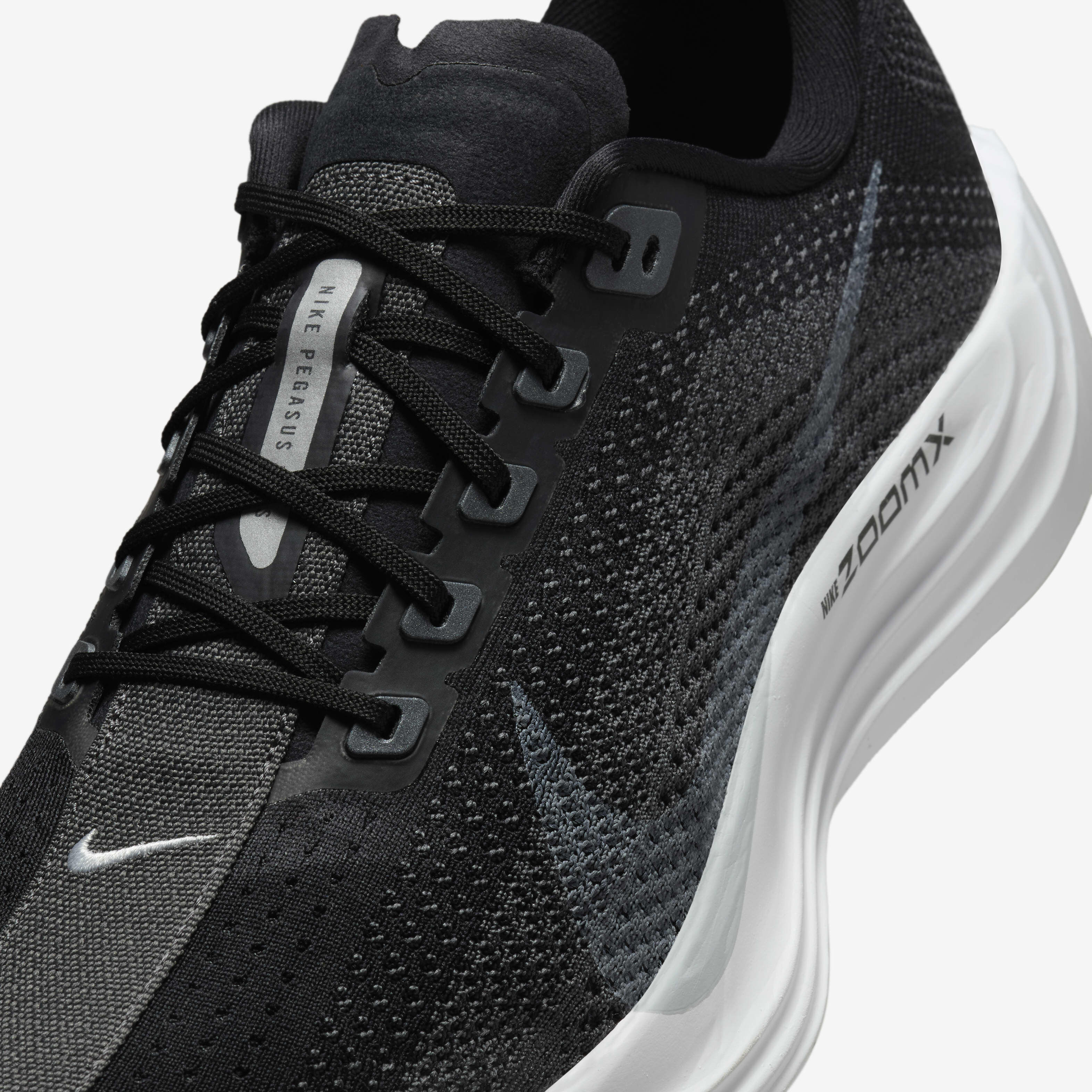Buy Nike Pegasus Plus Men s Road Running Shoes Black Anthracite White Pure Platinum Nike Saudi Official