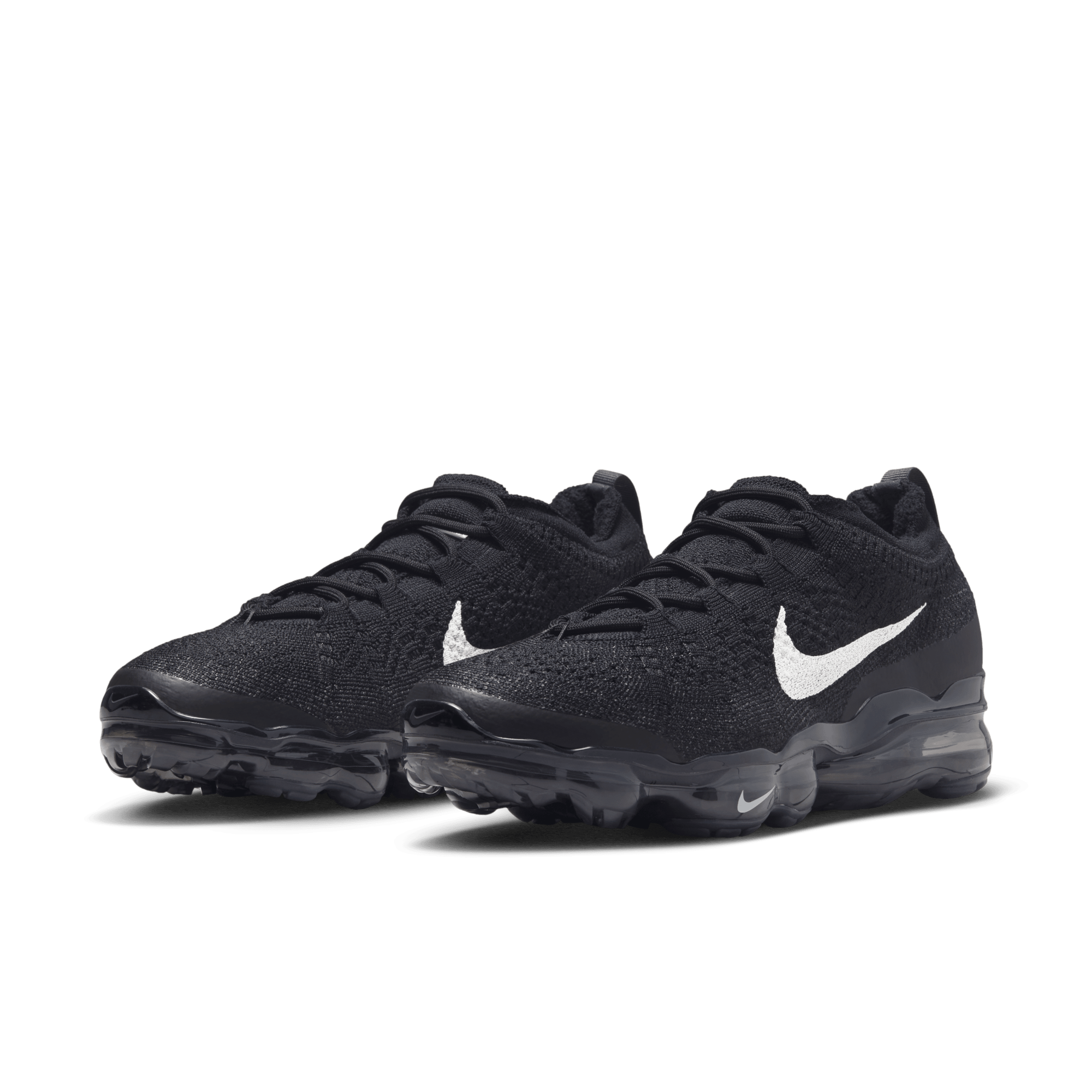 Nike vapormax flyknit shop black white swoosh