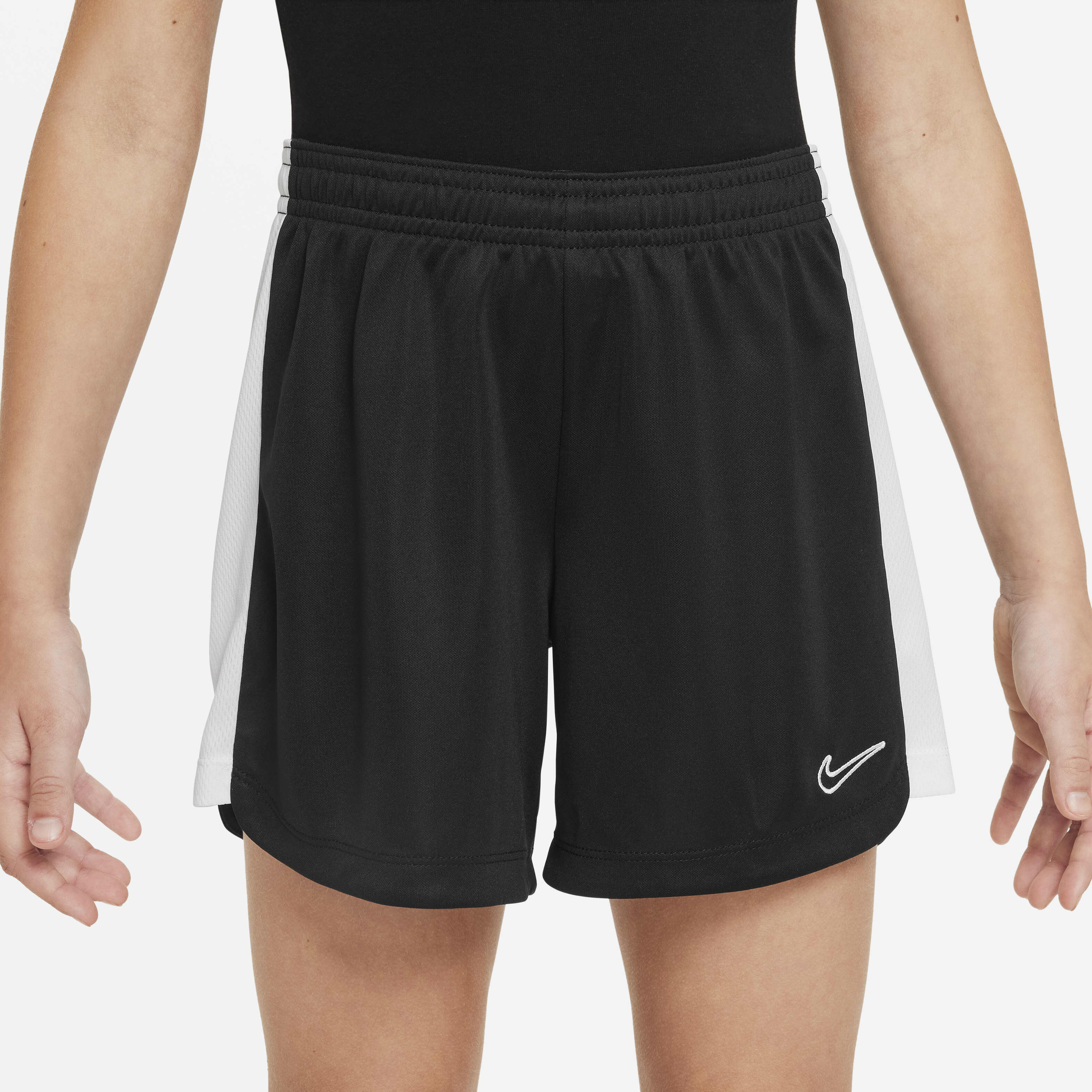 Buy Nike Dri FIT Academy Older Kids Girls Football Shorts Black White White Nike Saudi Official