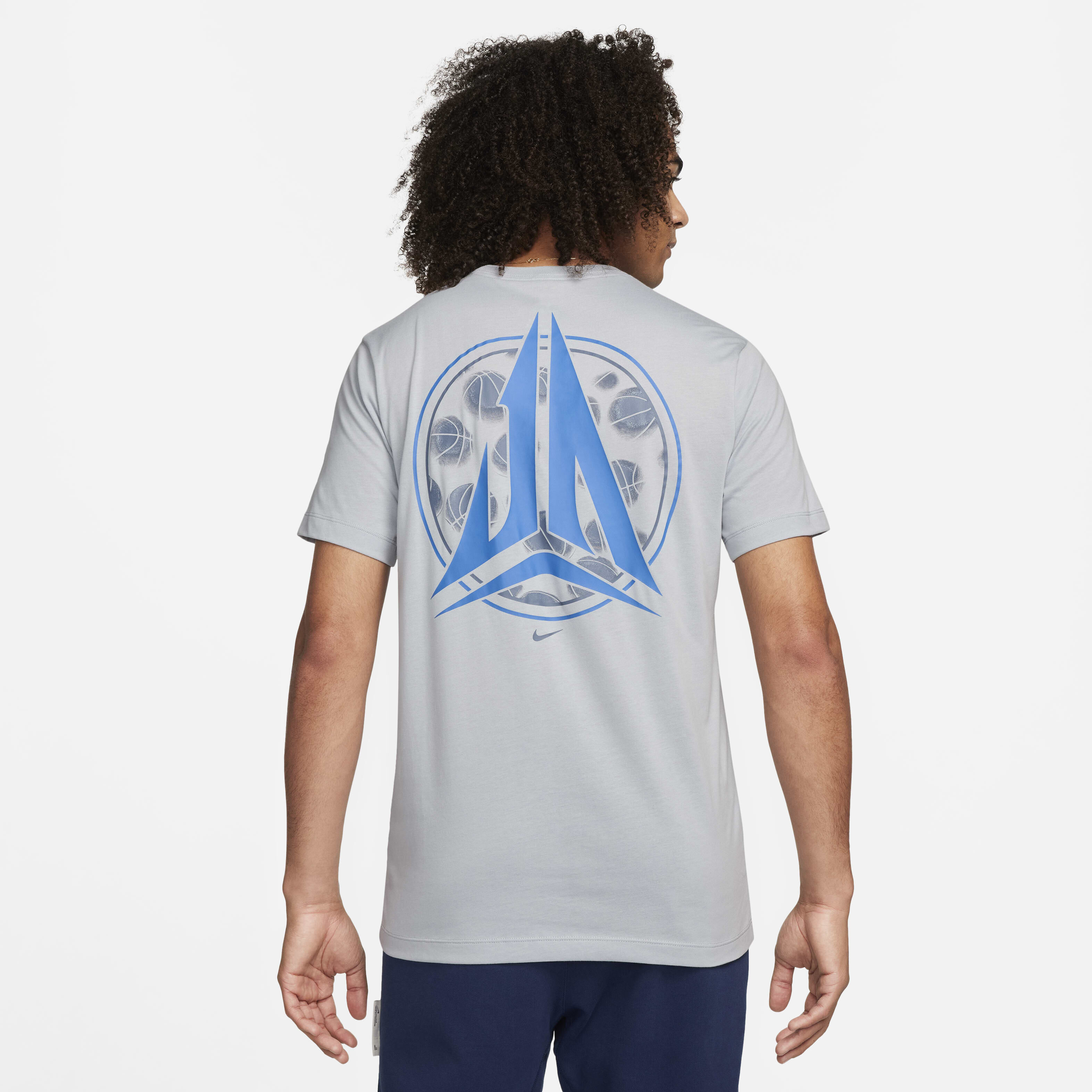 Buy JA Men s Nike Dri FIT Basketball T shirt Wolf Grey Nike Saudi Official