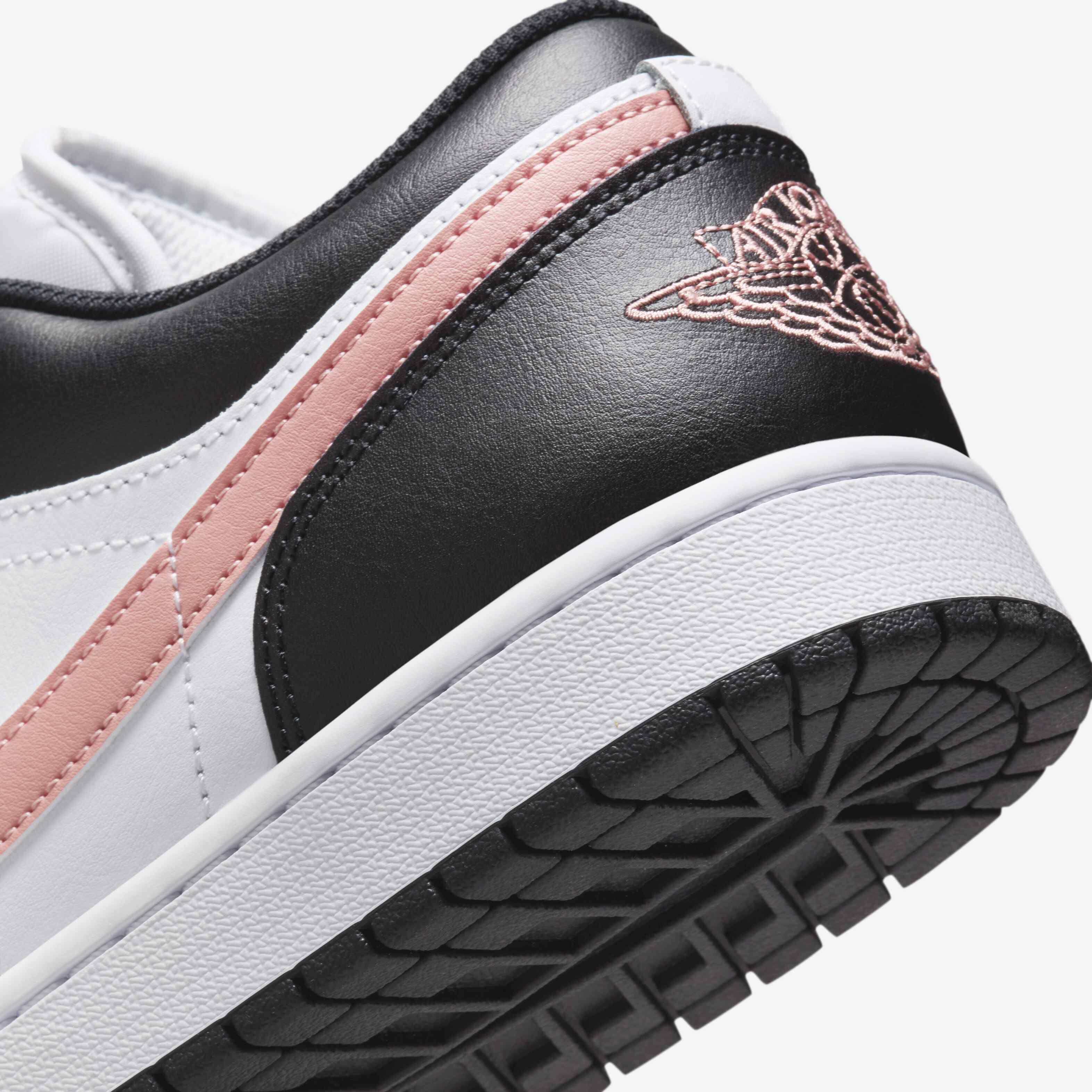 Buy Air Jordan 1 Low Men's Shoes - White/Black/Rust Pink