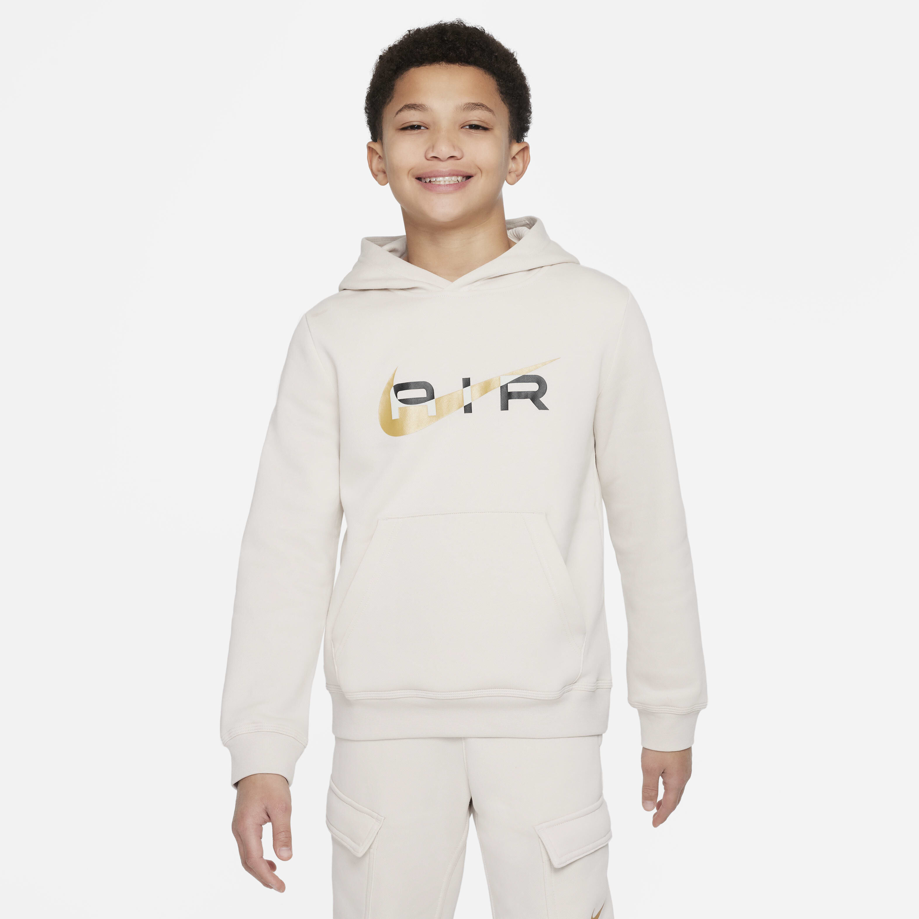 Buy Nike Air Older Kids Pullover Fleece Hoodie Nike Saudi Official