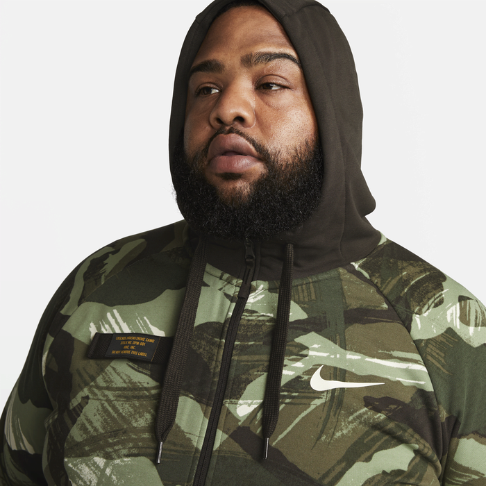 Nike dri best sale fit camo hoodie