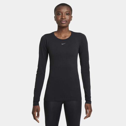 Yoga Tops & T-Shirts-Nike, Nike Dri-FIT ADV Aura, Women's Slim-Fit Long-Sleeve Training Top