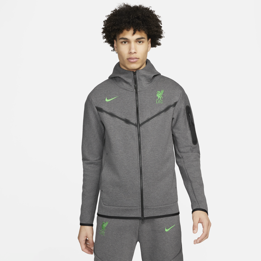 Shop Liverpool F.C. Tech Fleece Windrunner Men s Nike Full Zip