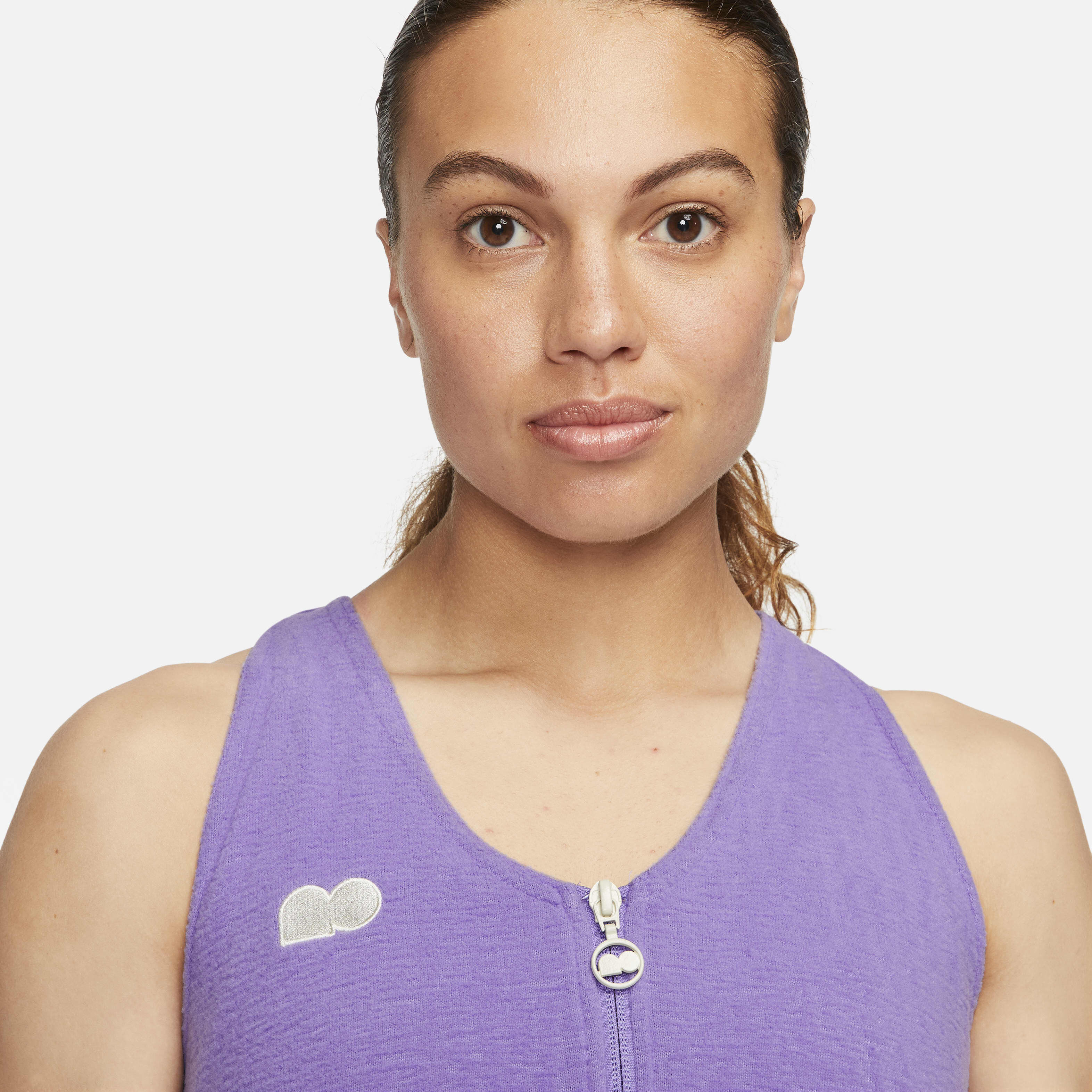 Buy Naomi Osaka Women's Crop Top - Space Purple/Coconut Milk