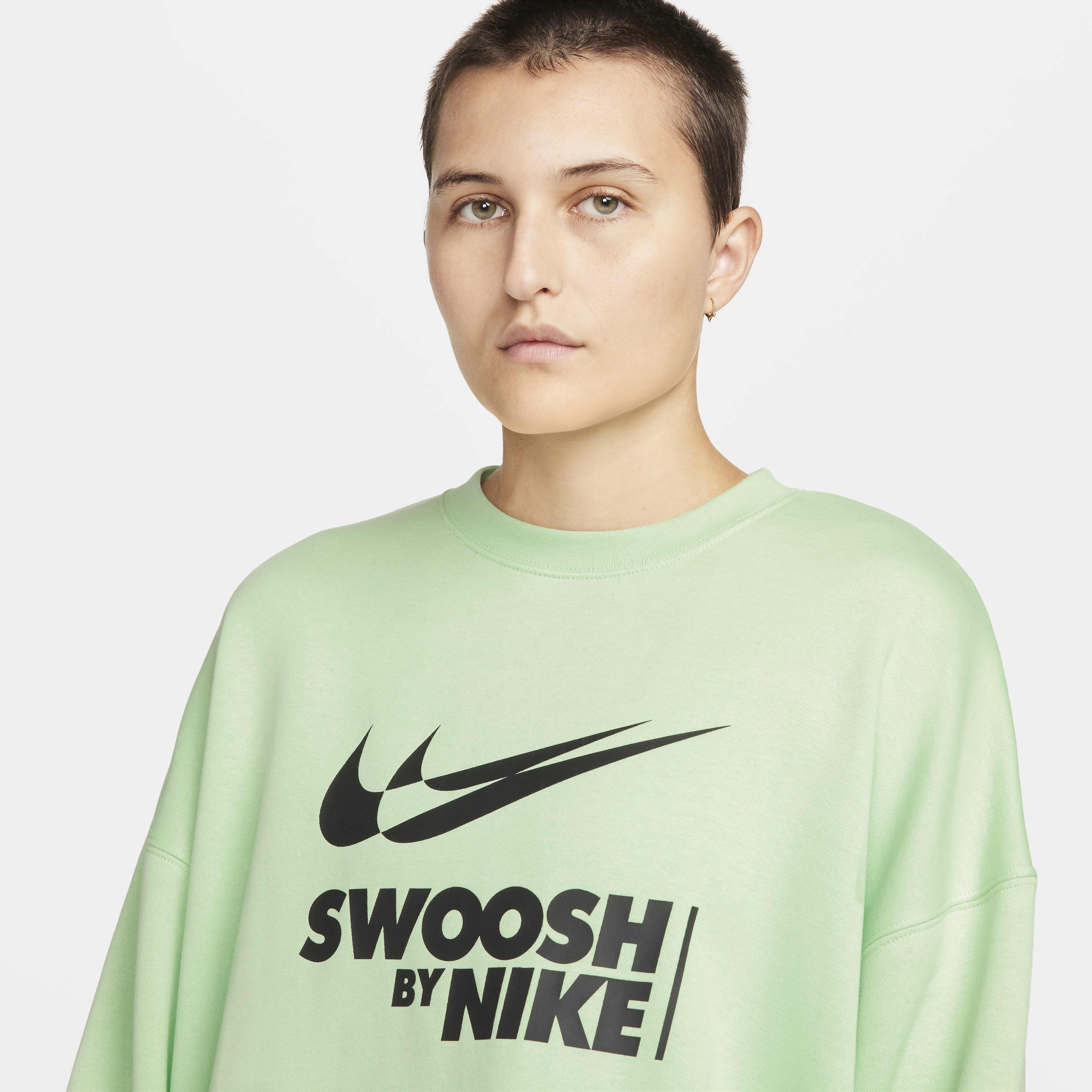 【楽ギフ_包装】 Sportswear Nike Buy Women's Crew-Neck Fleece Oversized トップス