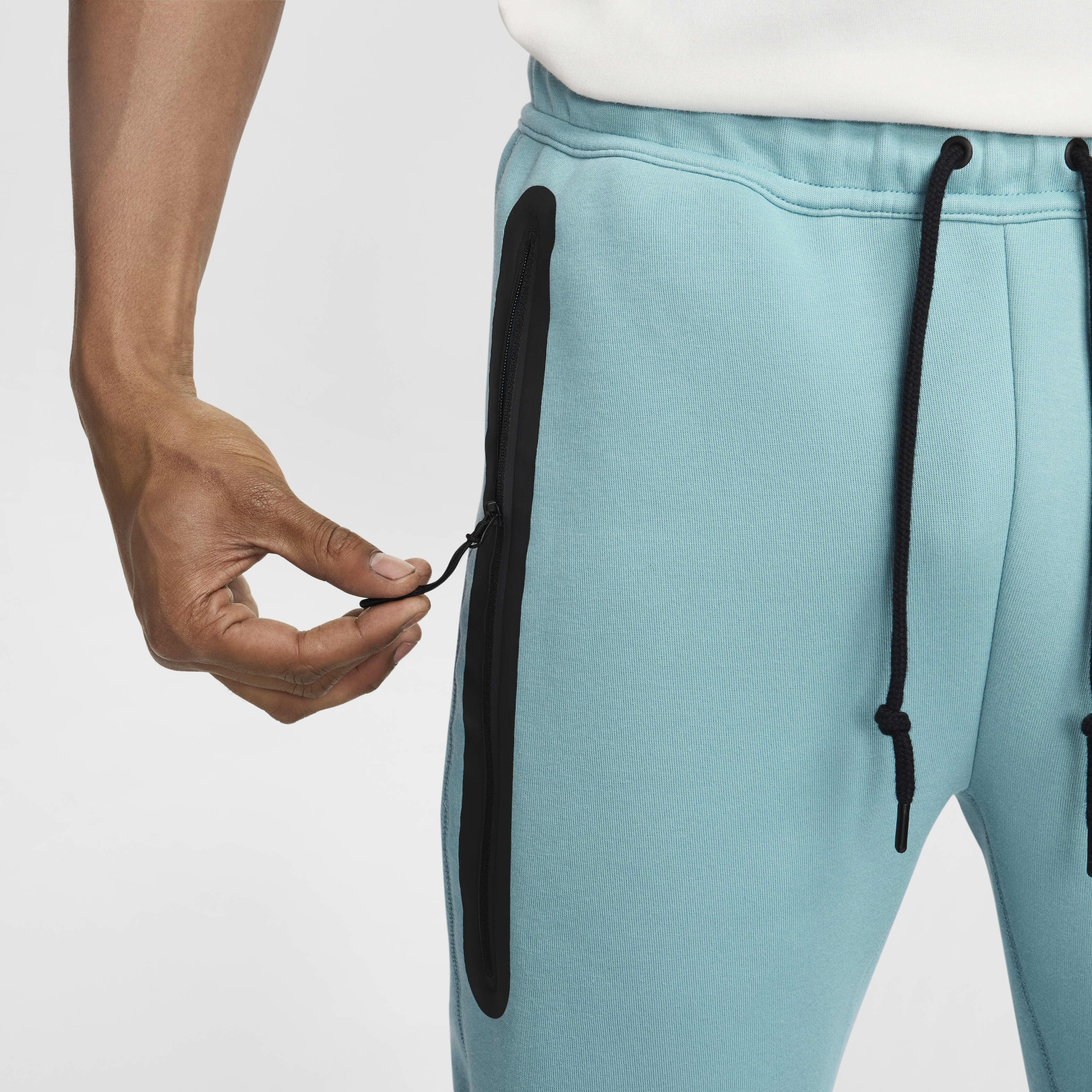Nike tech fleece blue joggers sales