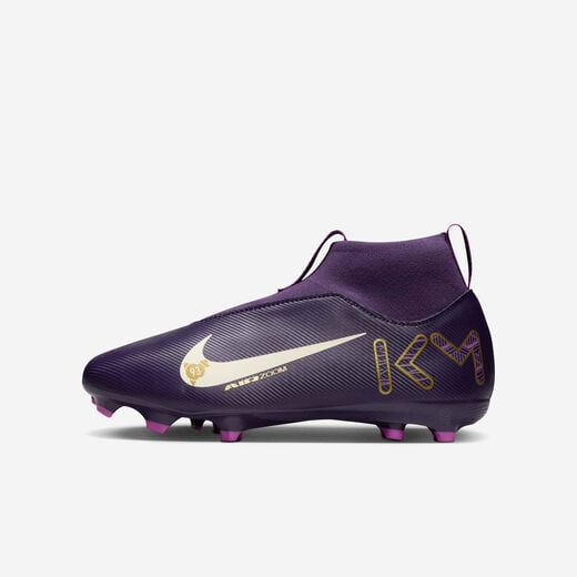 Kids' Football Shoes-Nike, Nike Jr. Mercurial Superfly 10 Academy 'Kylian Mbappé', Younger/Older Kids' MG High-Top Football Boot