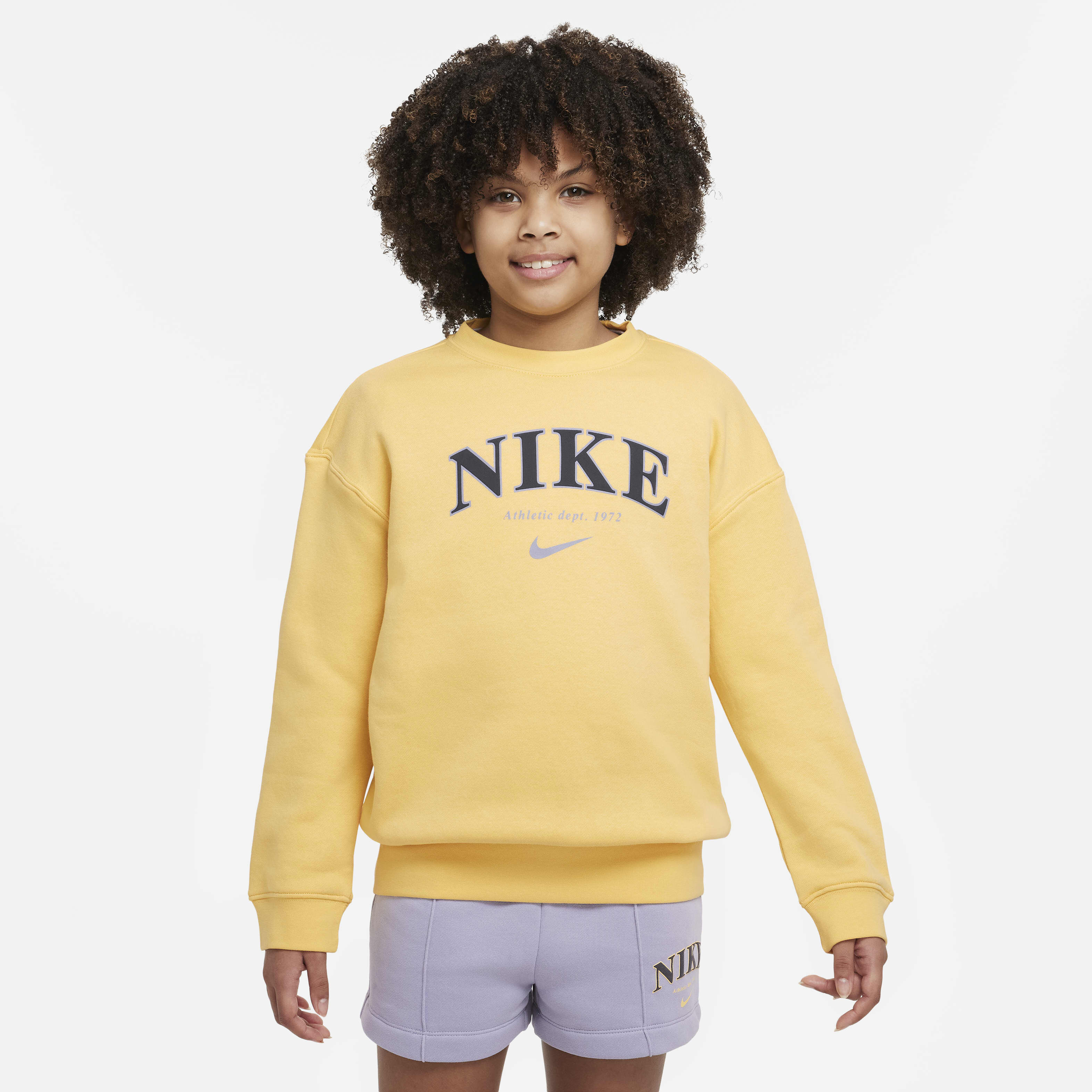 Yellow nike sweatshirt cheap