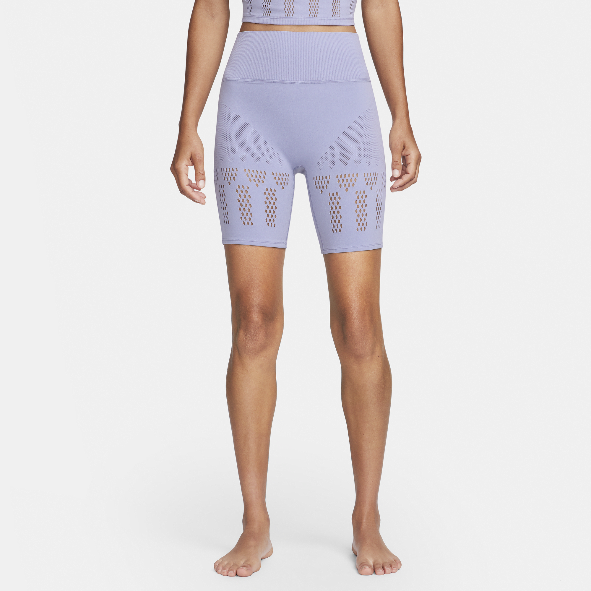 Shop Yoga Dri FIT ADV Luxe Women s High Waisted Shorts Nike KSA