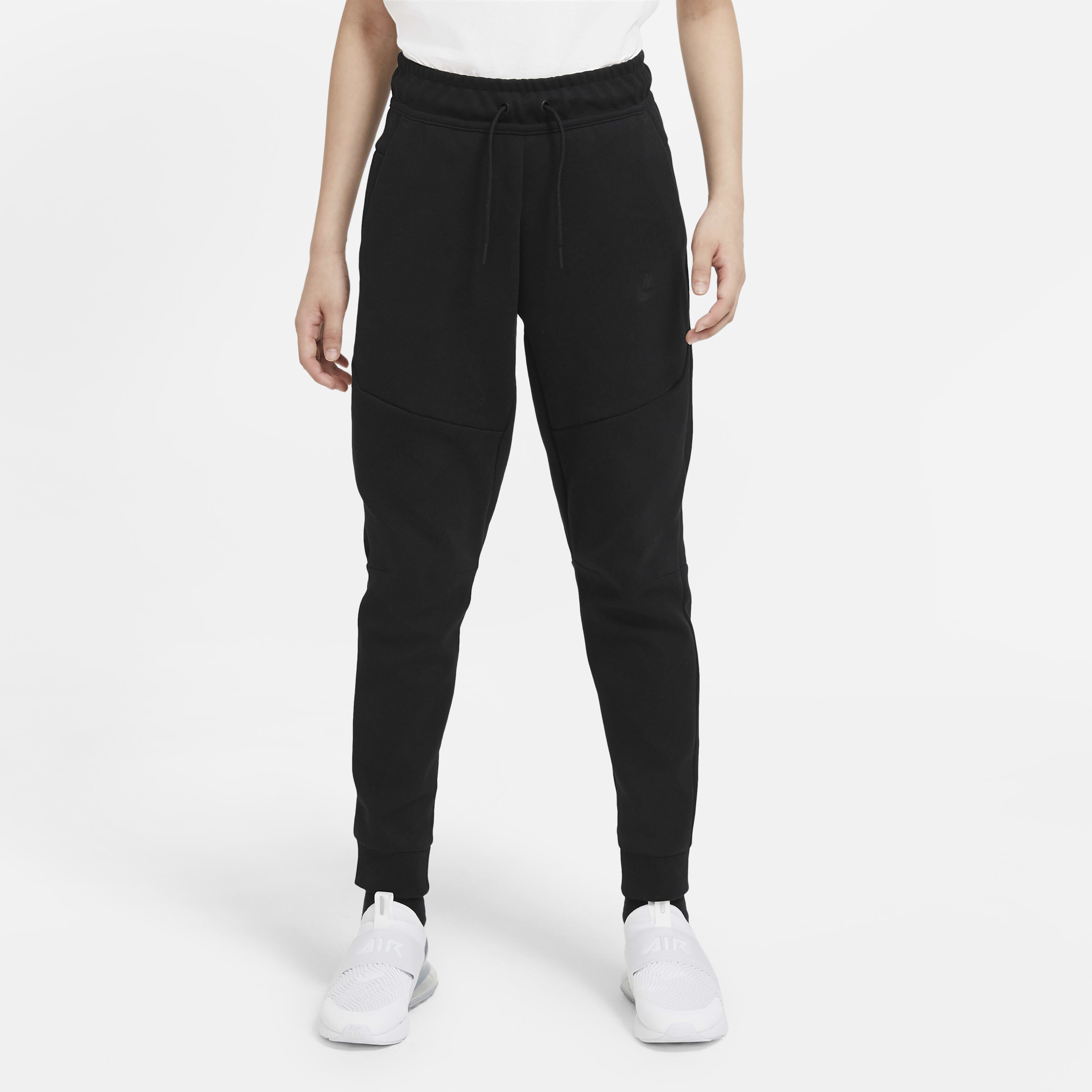 Buy Nike Sportswear Tech Fleece Older Kids Boys Trousers Black Black Nike Saudi Official