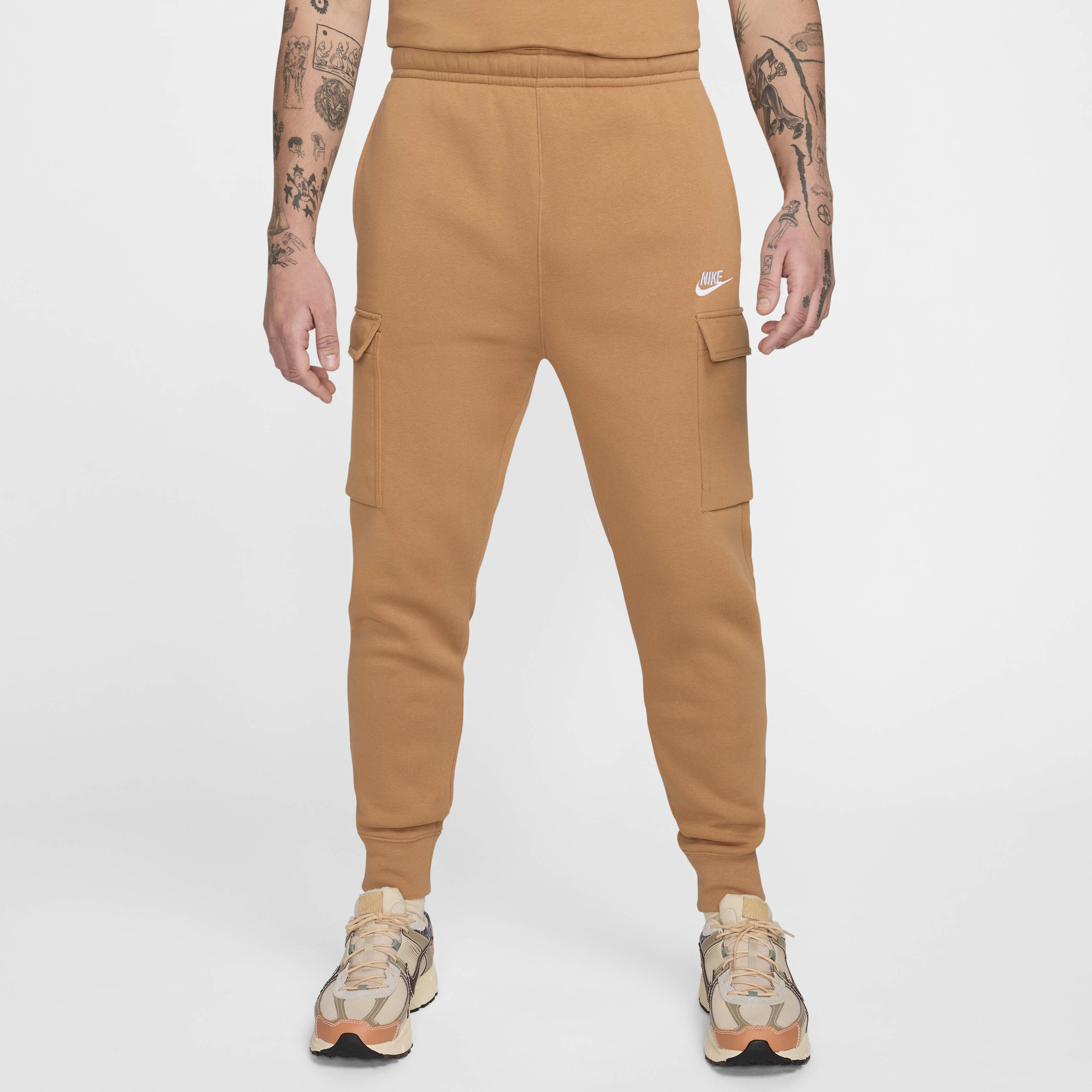 Nike men's cargo pocket fleece pants 2025