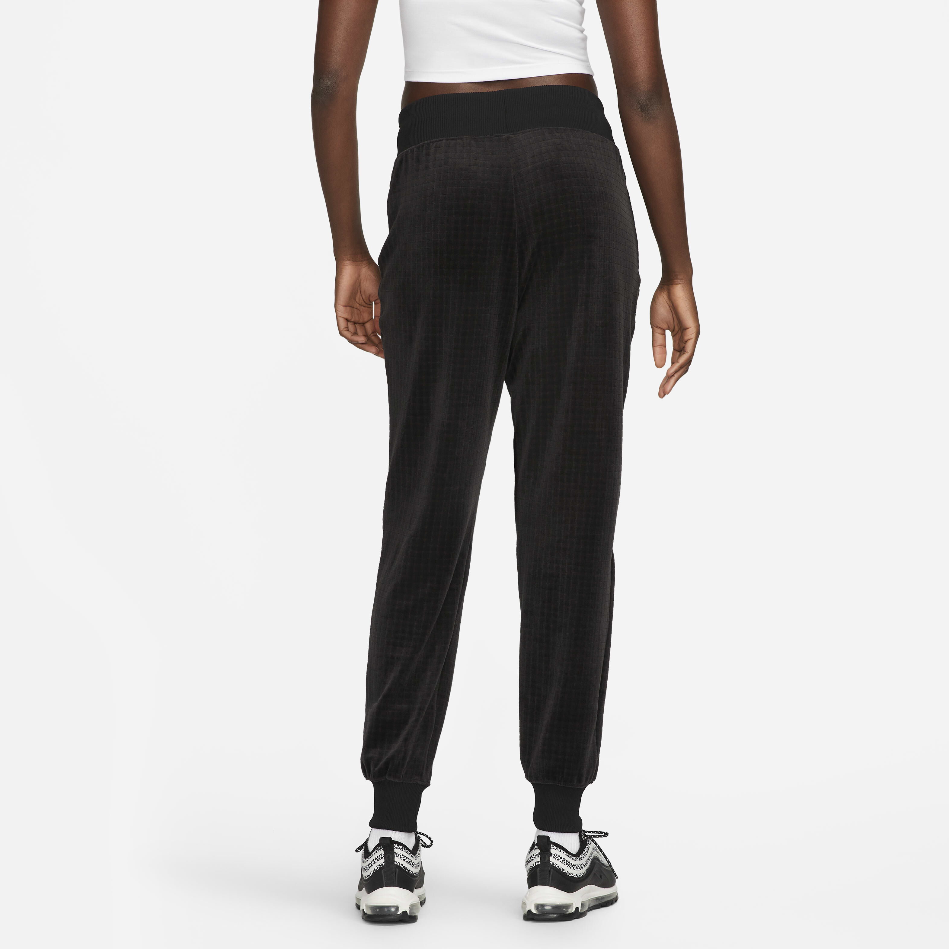 Buy Nike Sportswear Women s High waisted Velour Joggers Nike Saudi Official