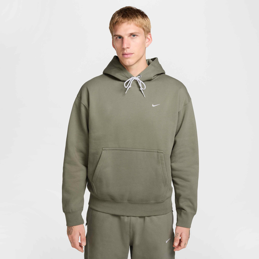 【NIKE】Nike Solo Swoosh Men's Fleece Pullover Hoodie Buy Nike Solo Swoosh Men's Fleece Pullover Hoodie - Light