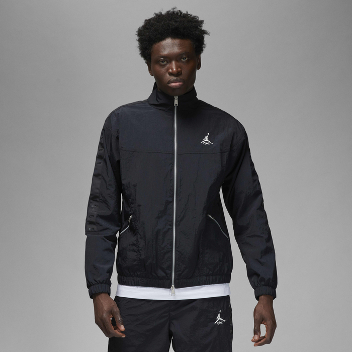 Buy Jordan Essentials Men's Warm-Up Jacket Black/Black/Sail