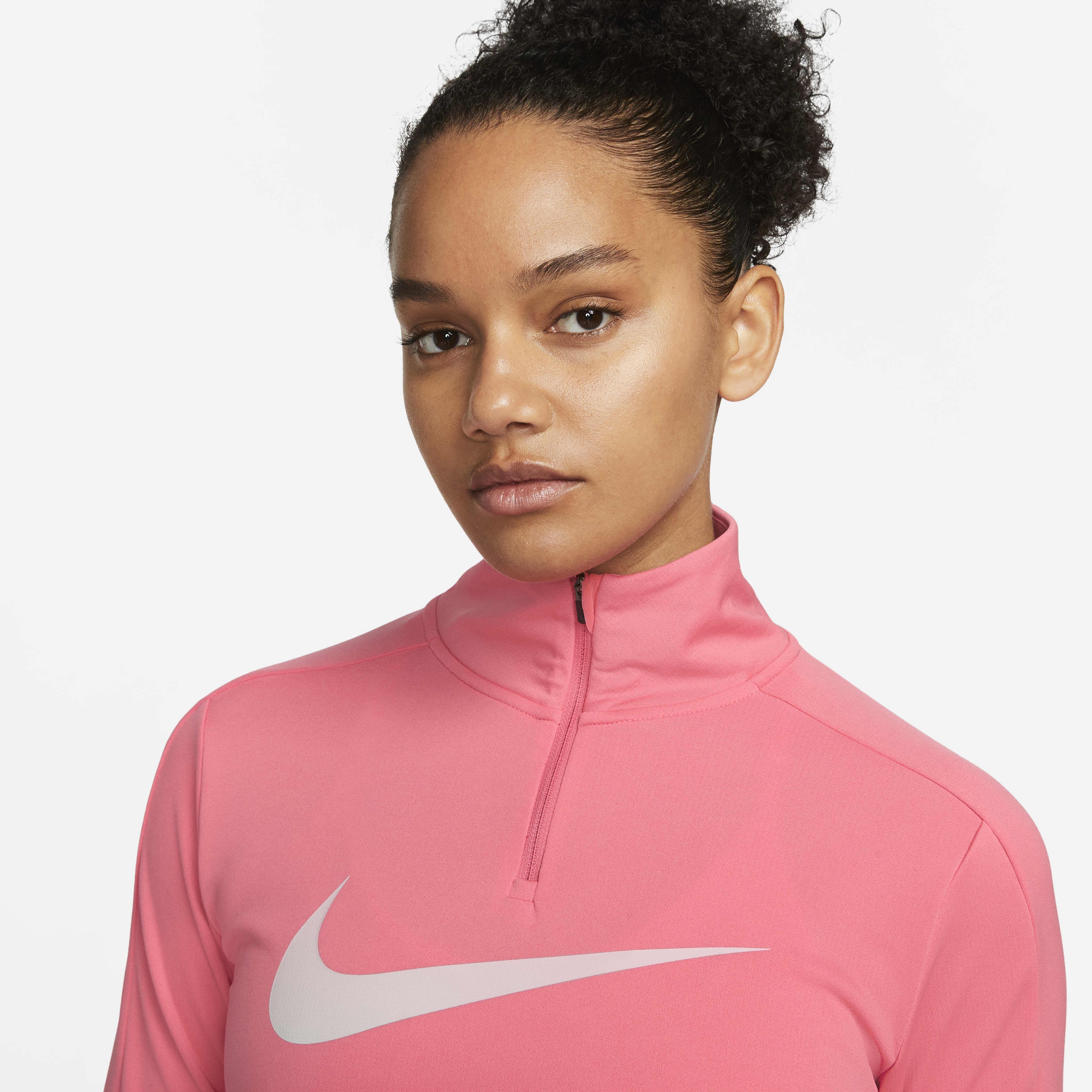 Buy Nike Dri FIT Swoosh Women s 1 4 Zip Long Sleeve Running Mid Layer Nike Saudi Official