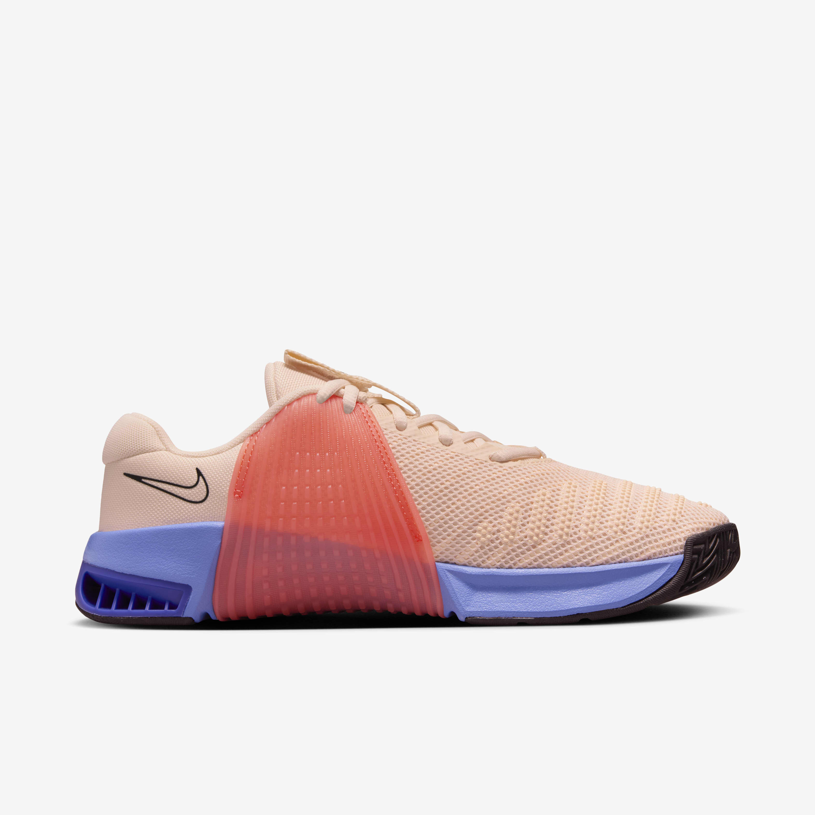 Nike training metcon sneakers in white and orange clearance