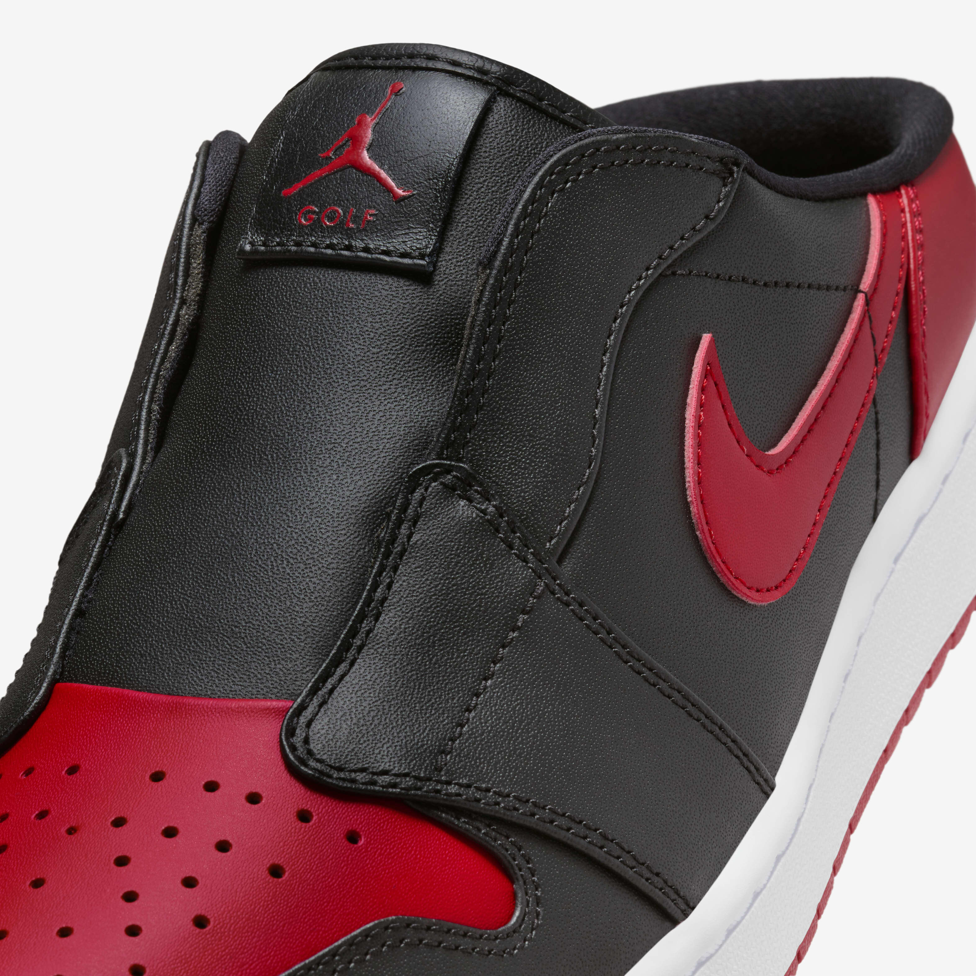 Buy Air Jordan Mule Golf Shoes - Black/White/Varsity Red @ Nike Saudi