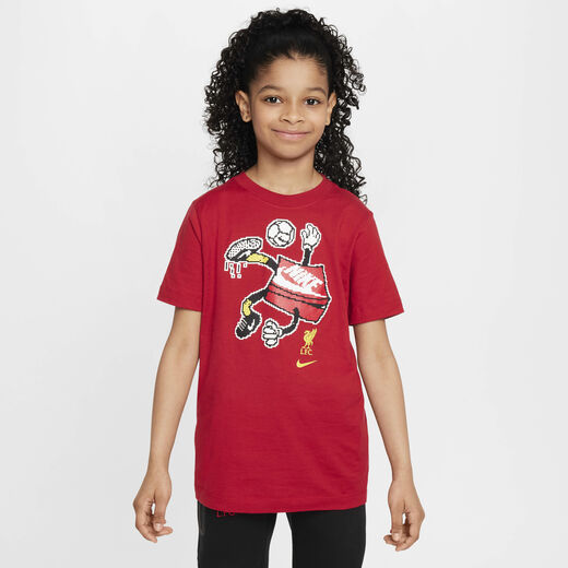 Football Clubs-Nike, Liverpool F.C., Older Kids' Nike Football T-Shirt