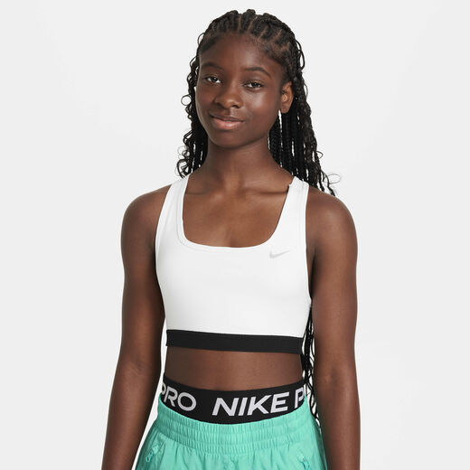 Sports Bras-Nike, Nike Swoosh, Older Kids' (Girls') Sports Bra Sports Bras-Nike, Nike Swoosh, Older Kids' (Girls') Sports Bra