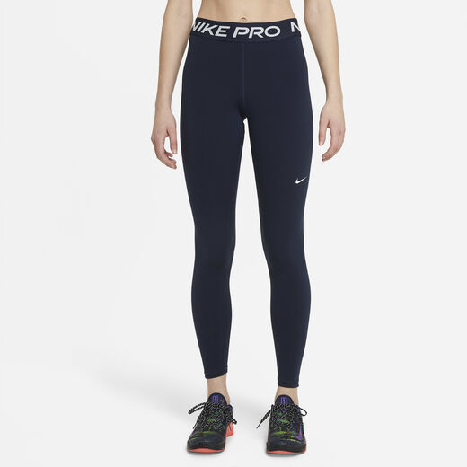 Leggings-Nike, Nike Pro, Women's Mid-Rise Mesh-Panelled Leggings Leggings-Nike, Nike Pro, Women's Mid-Rise Mesh-Panelled Leggings