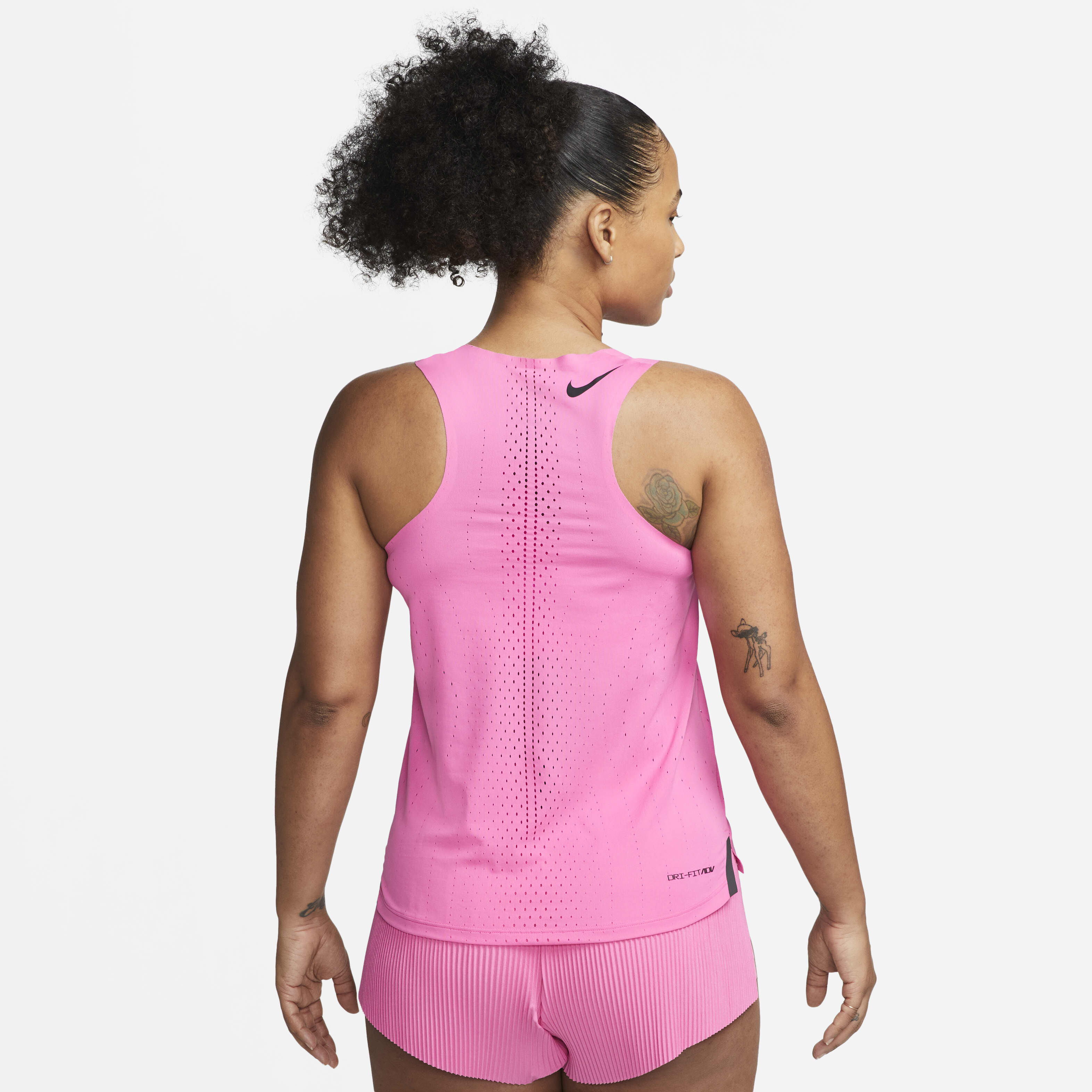 Buy Nike Dri FIT ADV AeroSwift Women s Racing Vest Pinksicle Black Nike Saudi Official