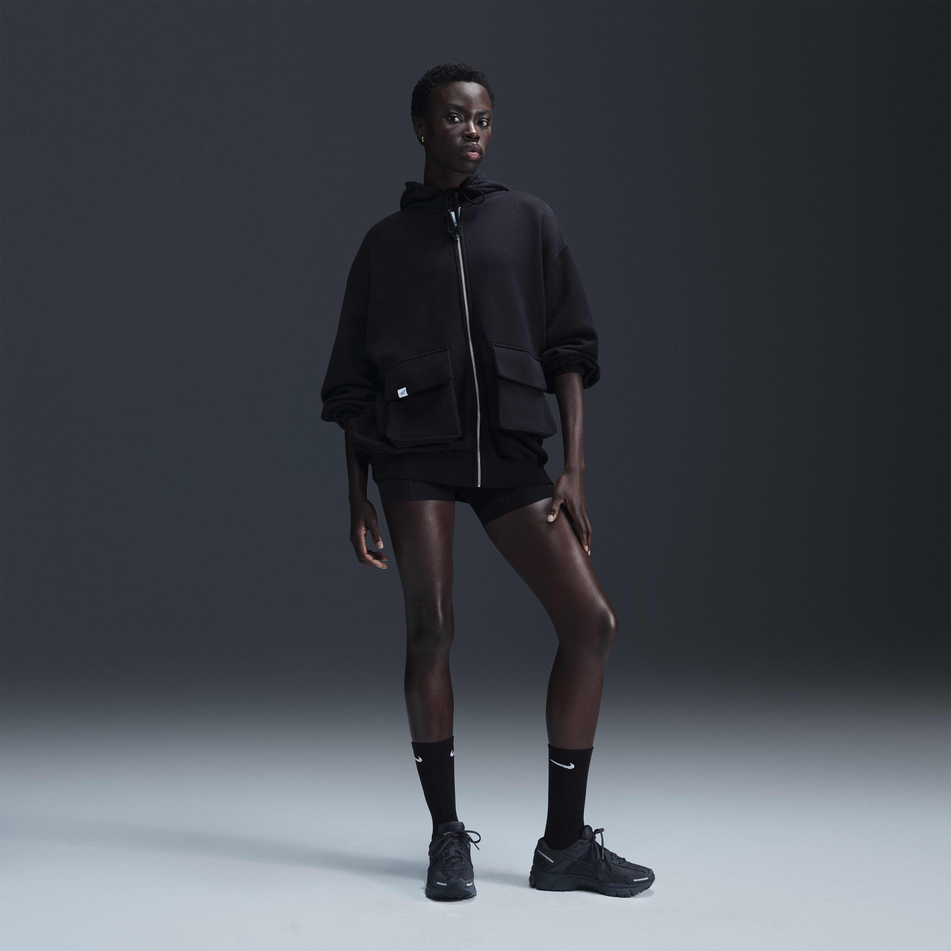 Buy Nike Sportswear Women s Oversized Full Zip French Terry Hoodie Nike Saudi Official