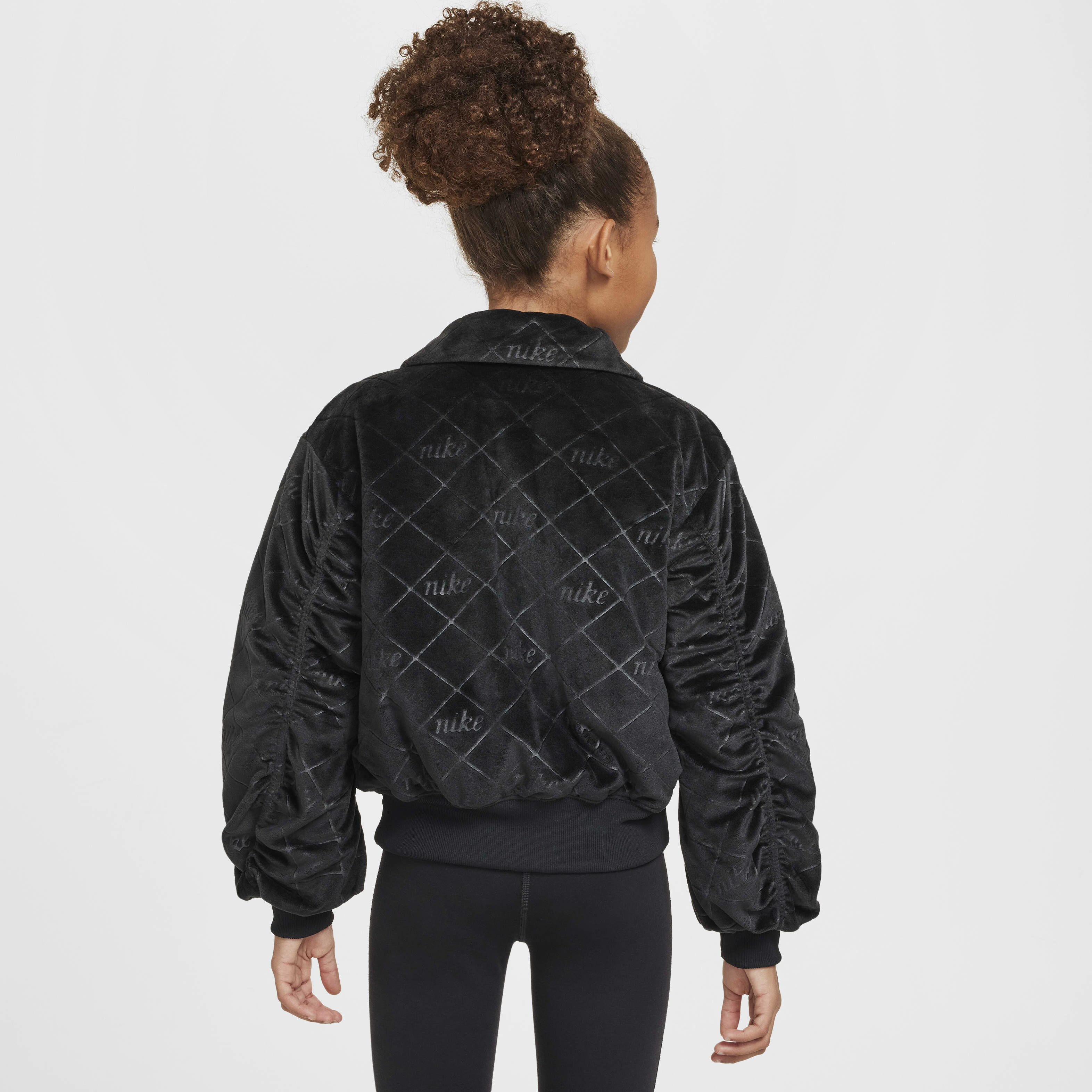 Nike bomber jacket girls clearance