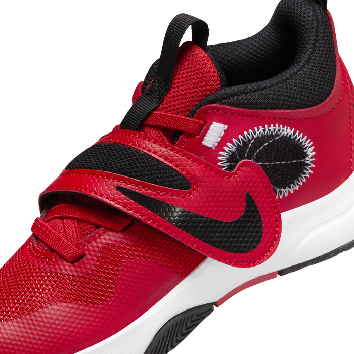 Nike team hustle red and best sale black