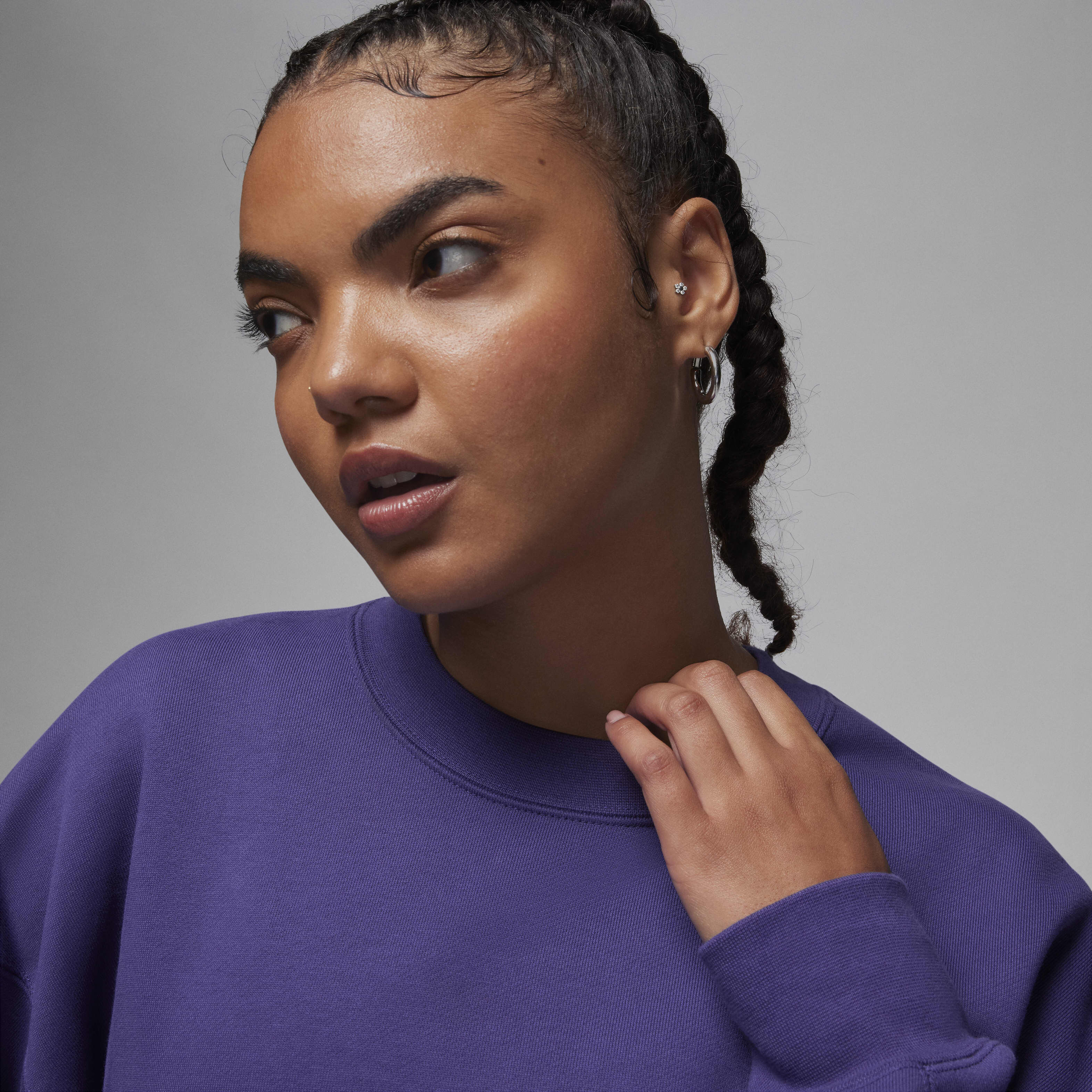 Buy Jordan Flight Fleece Women's Crew-Neck Sweatshirt - Sky